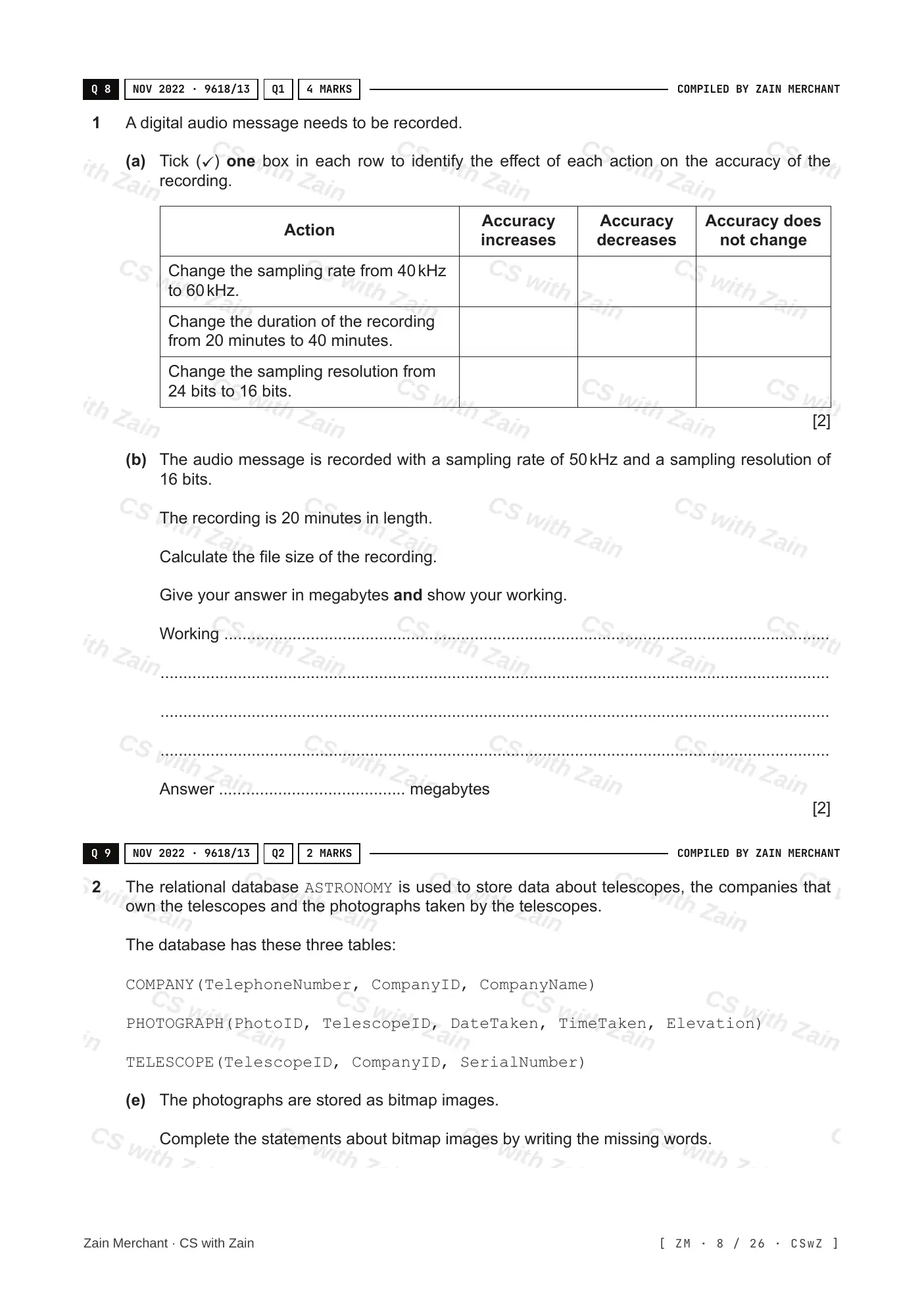 1.2 Multimedia questions, page 7