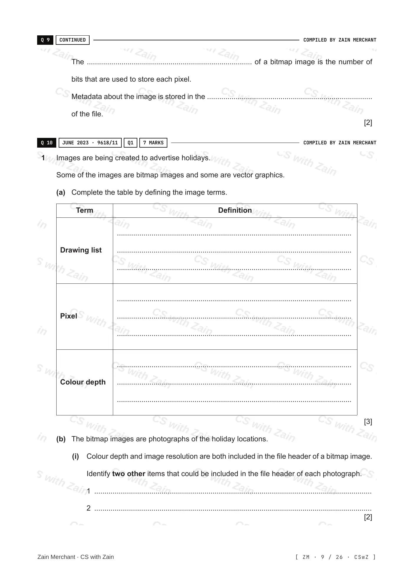 1.2 Multimedia questions, page 8