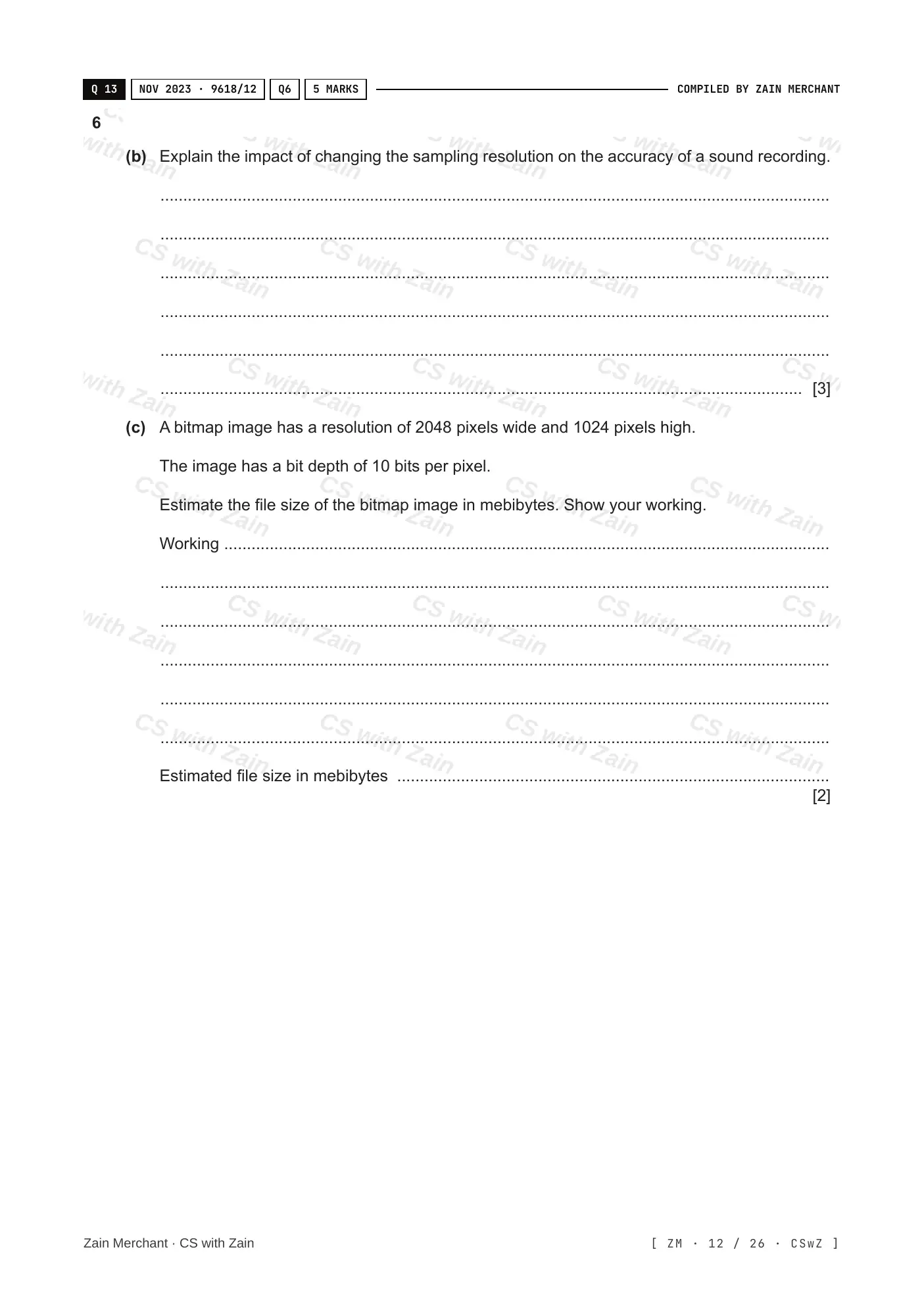 1.2 Multimedia questions, page 11