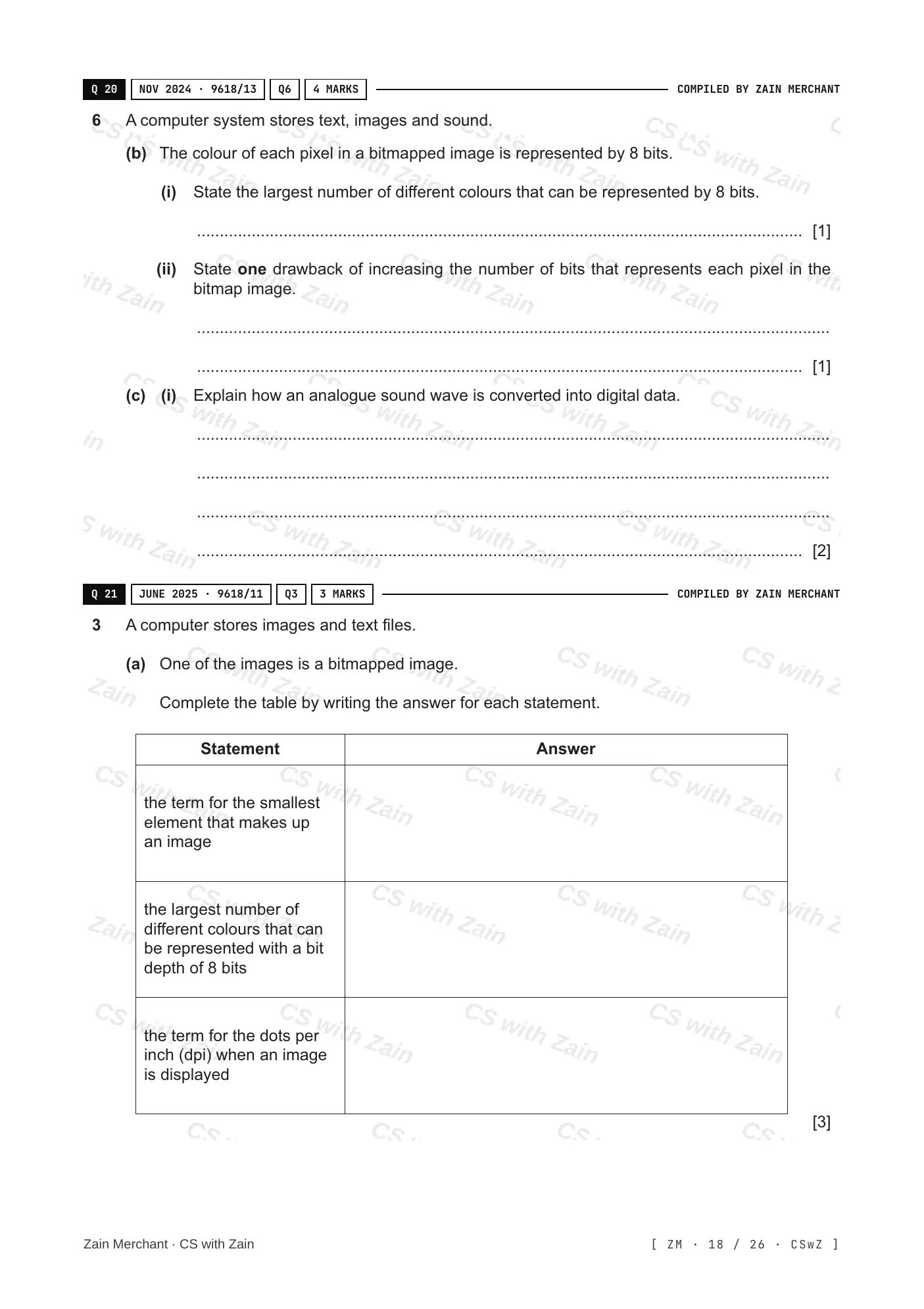 1.2 Multimedia questions, page 17