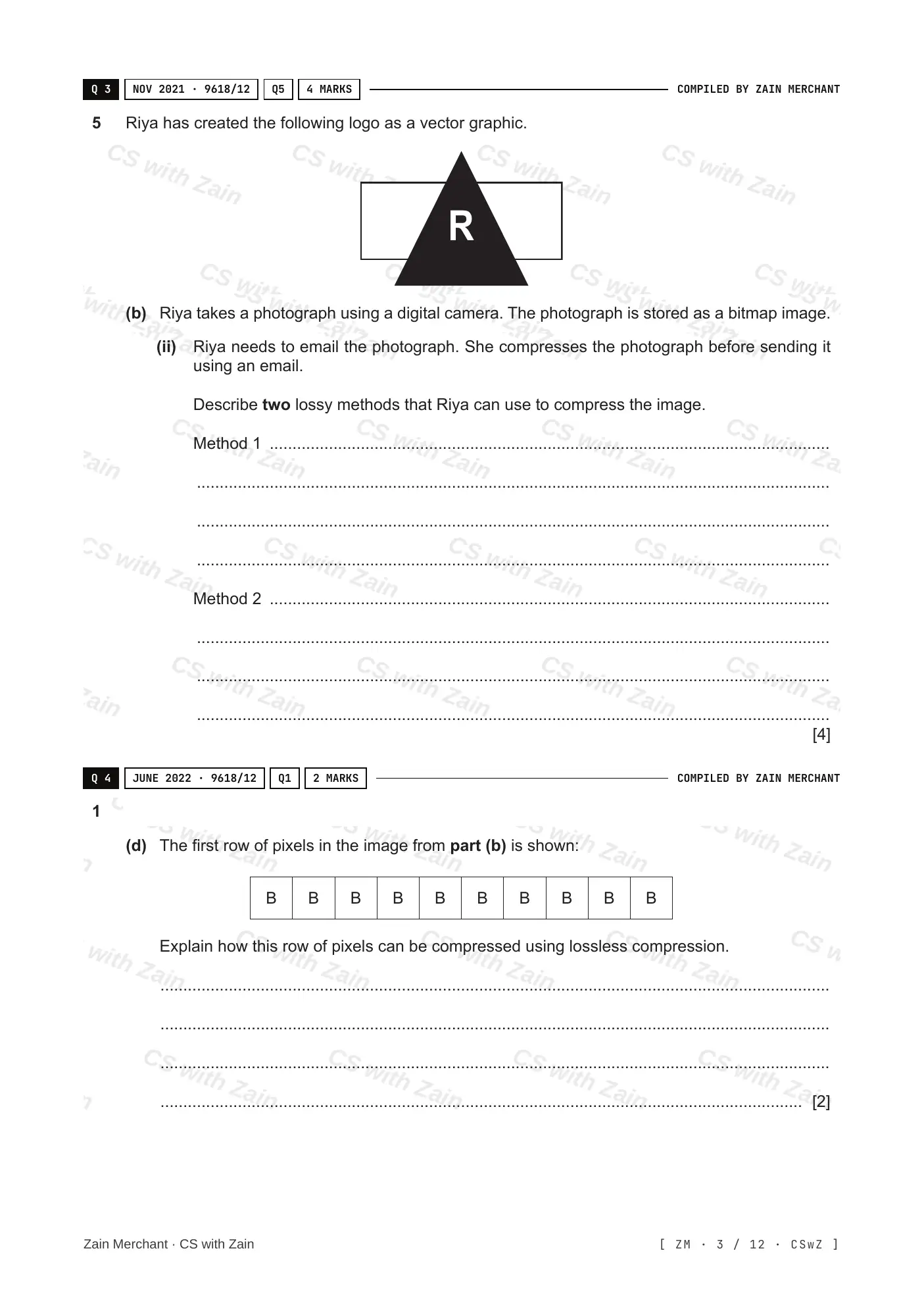 1.3 Compression questions, page 2