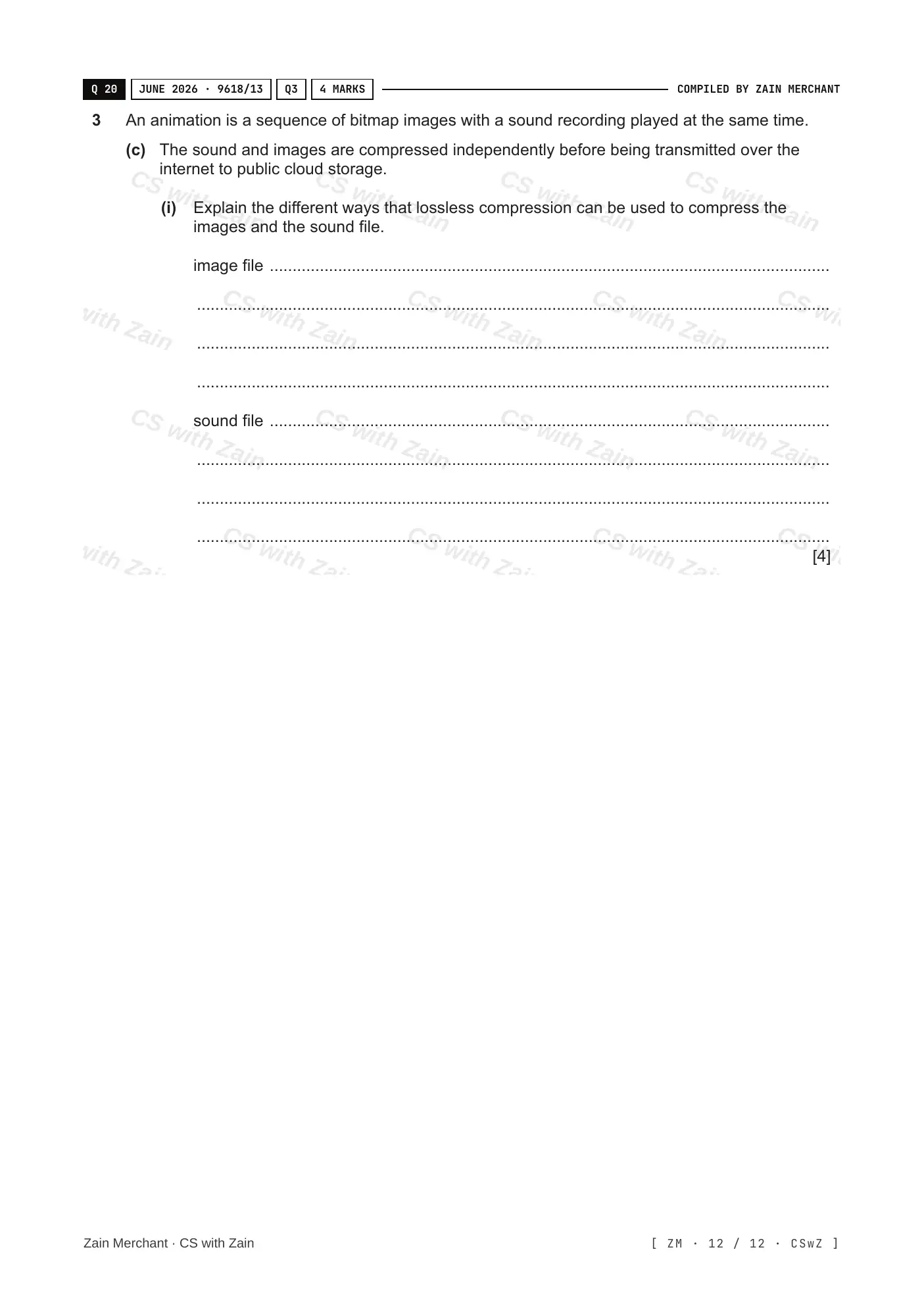 1.3 Compression questions, page 11