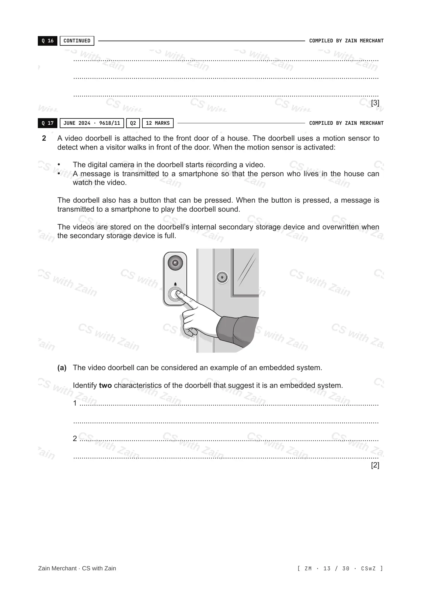 3.1 Computers and their components questions, page 12