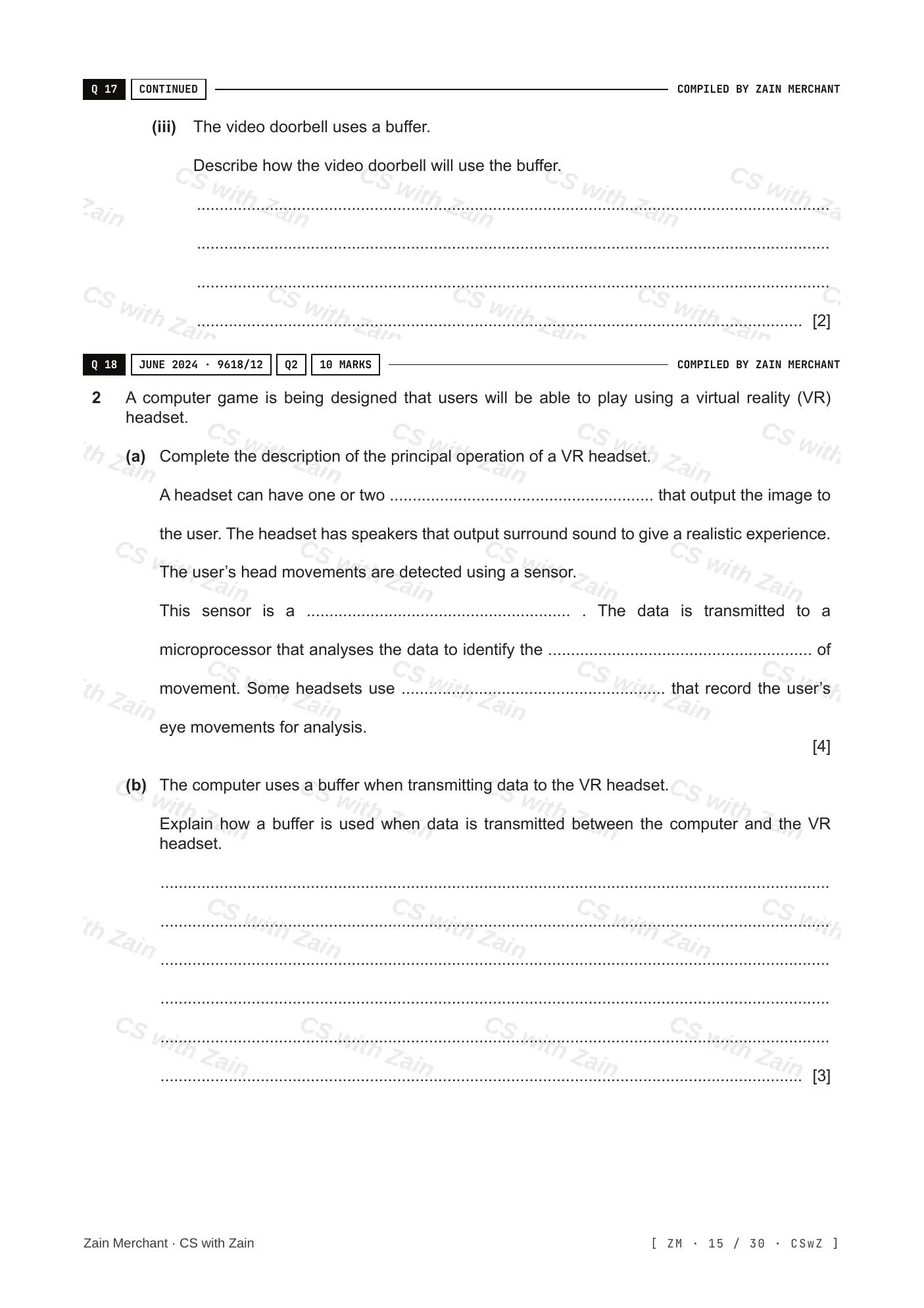 3.1 Computers and their components questions, page 14