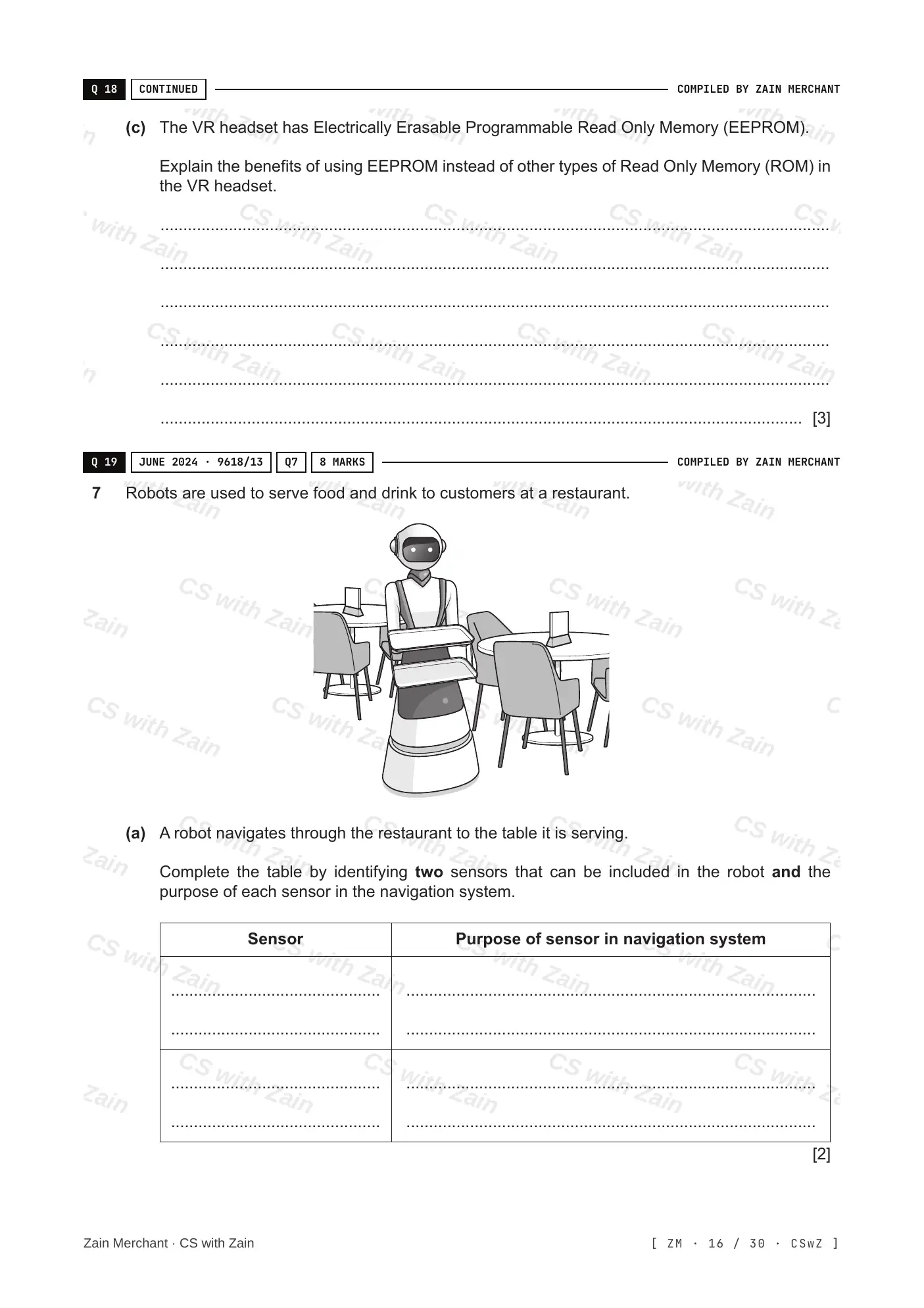 3.1 Computers and their components questions, page 15