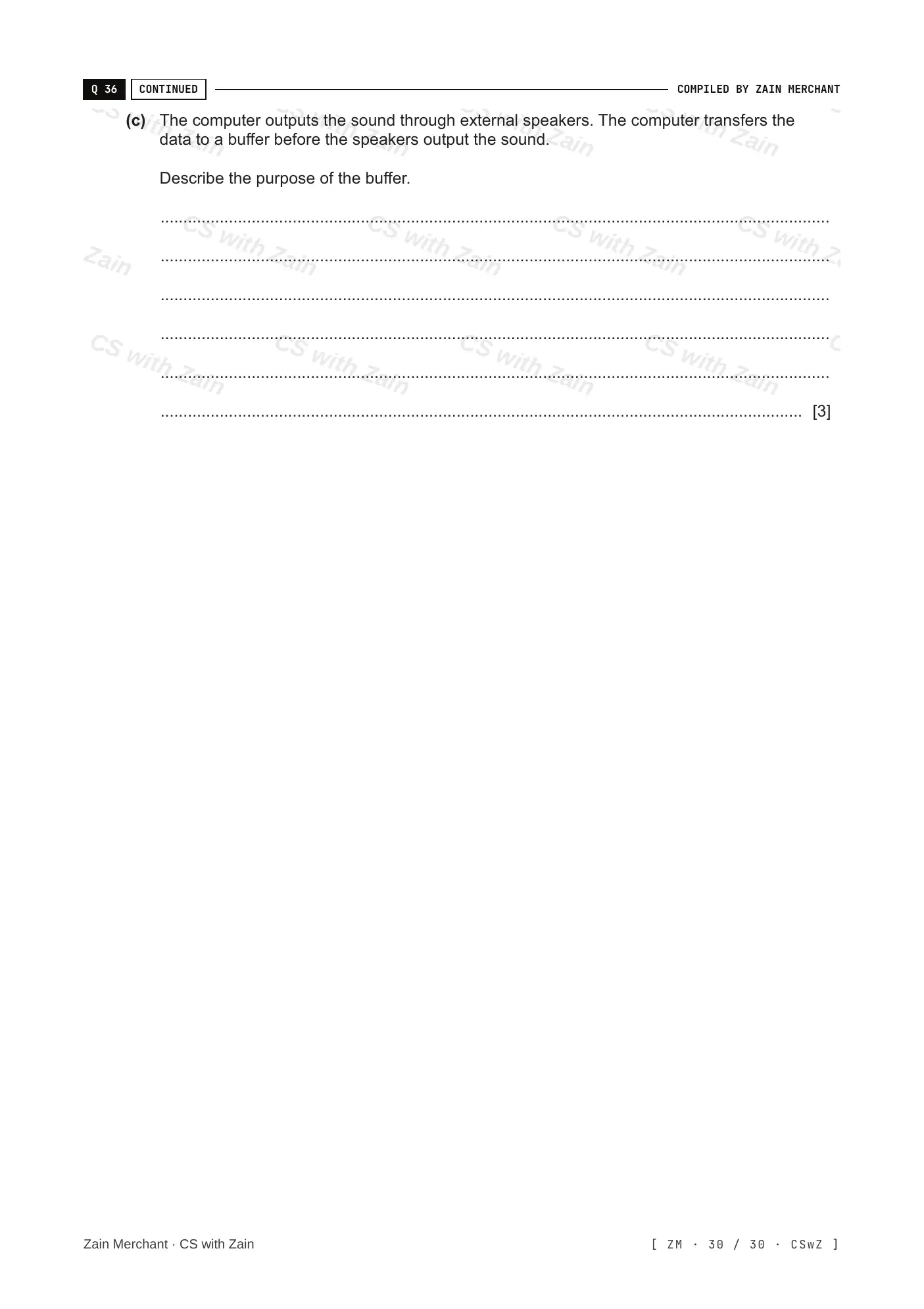 3.1 Computers and their components questions, page 29