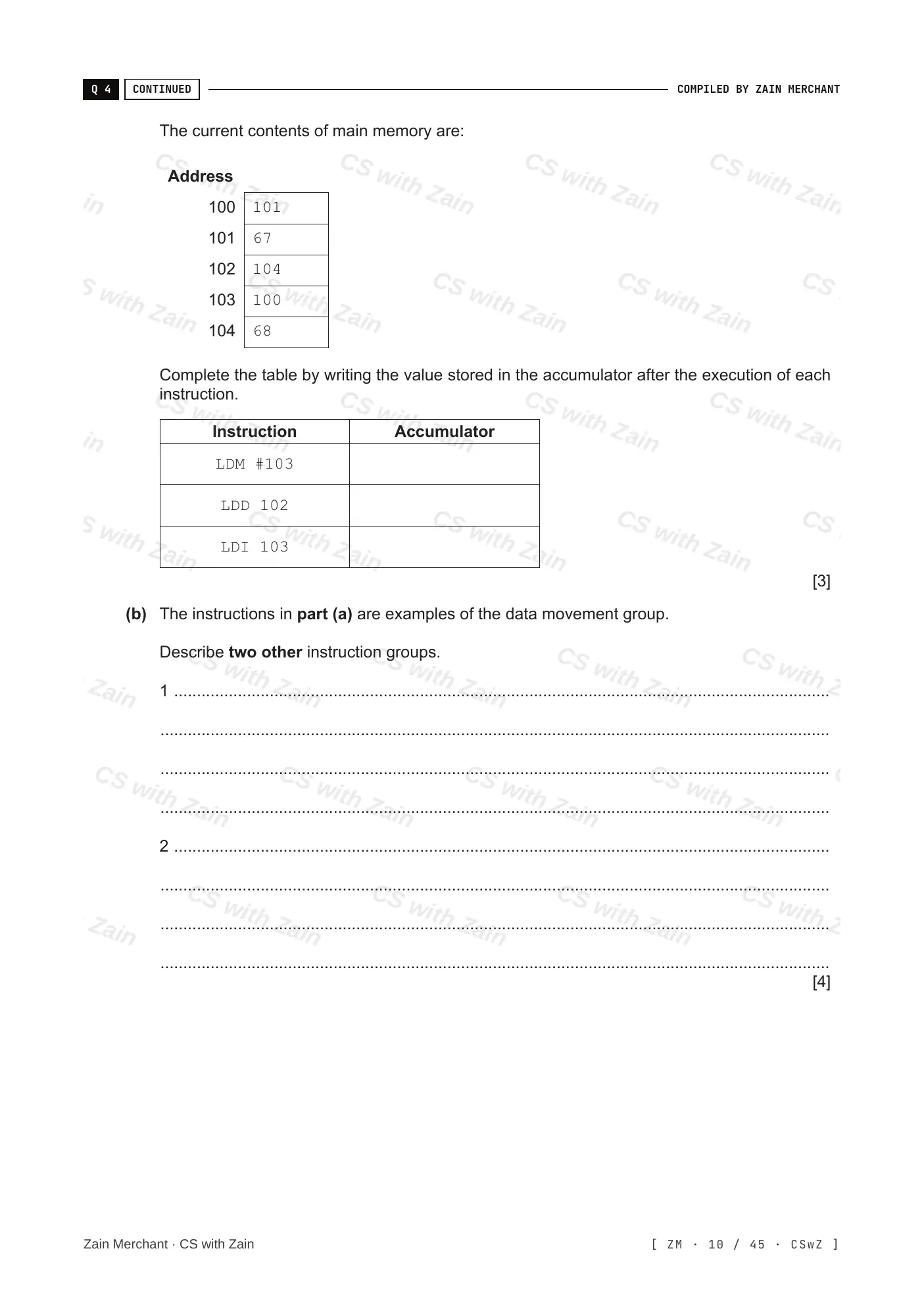 4.2 Assembly Language questions, page 9