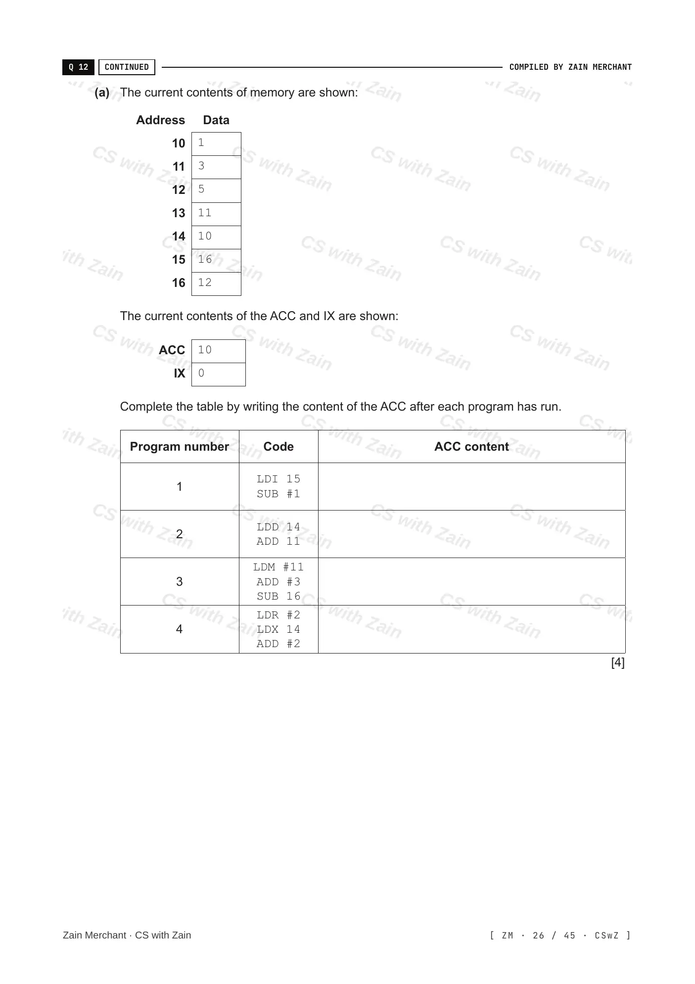 4.2 Assembly Language questions, page 25