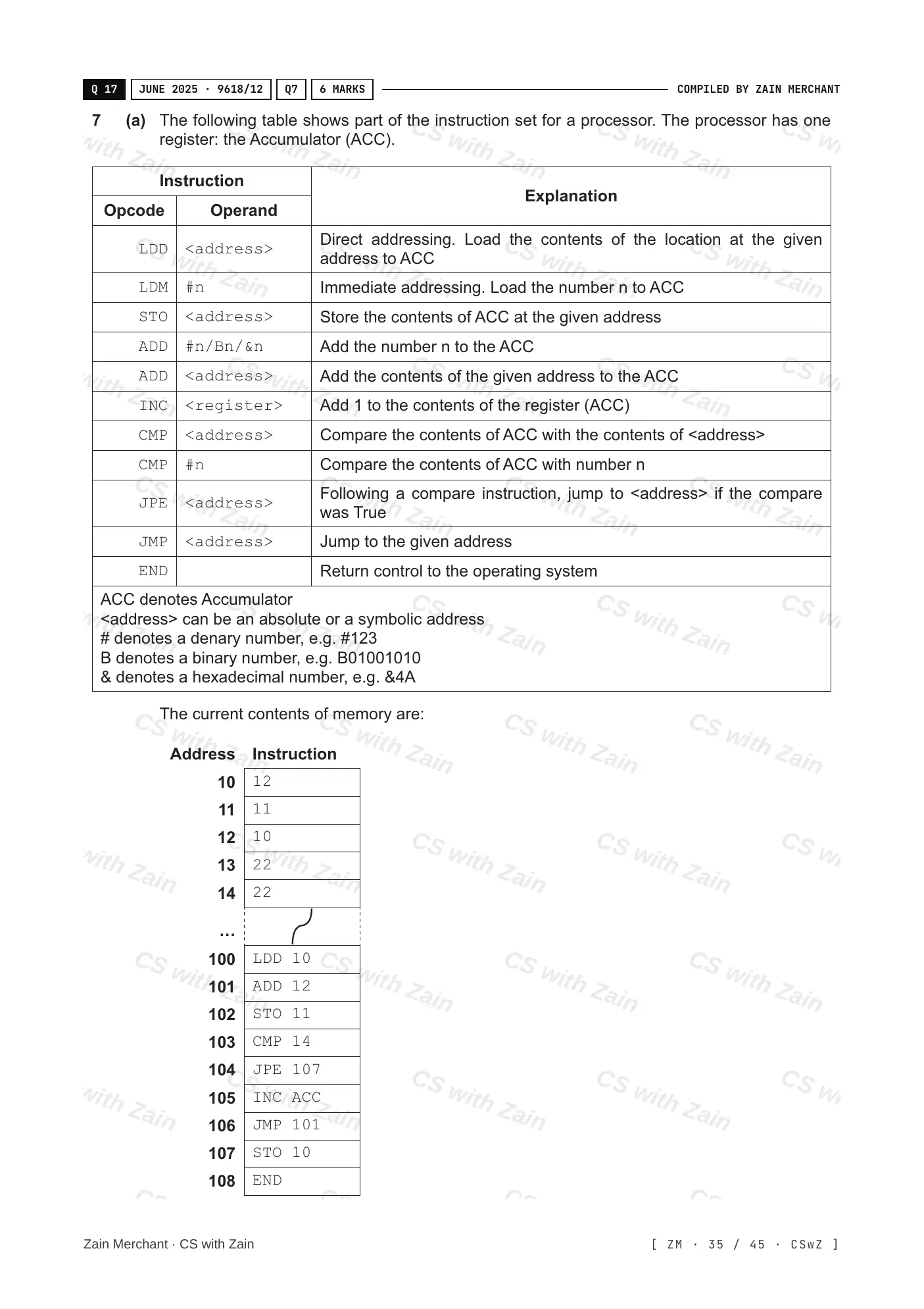 4.2 Assembly Language questions, page 34