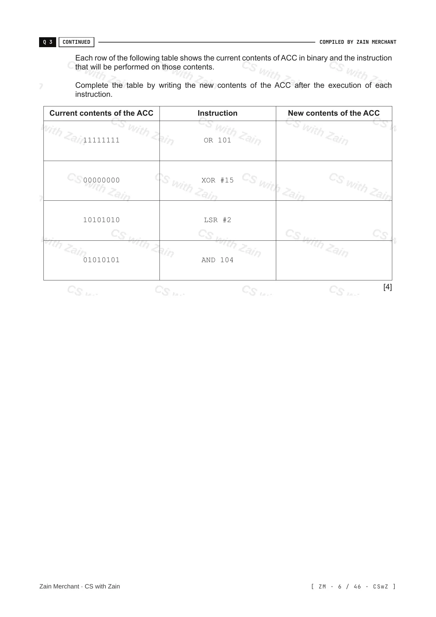 4.3 Bit manipulation questions, page 5