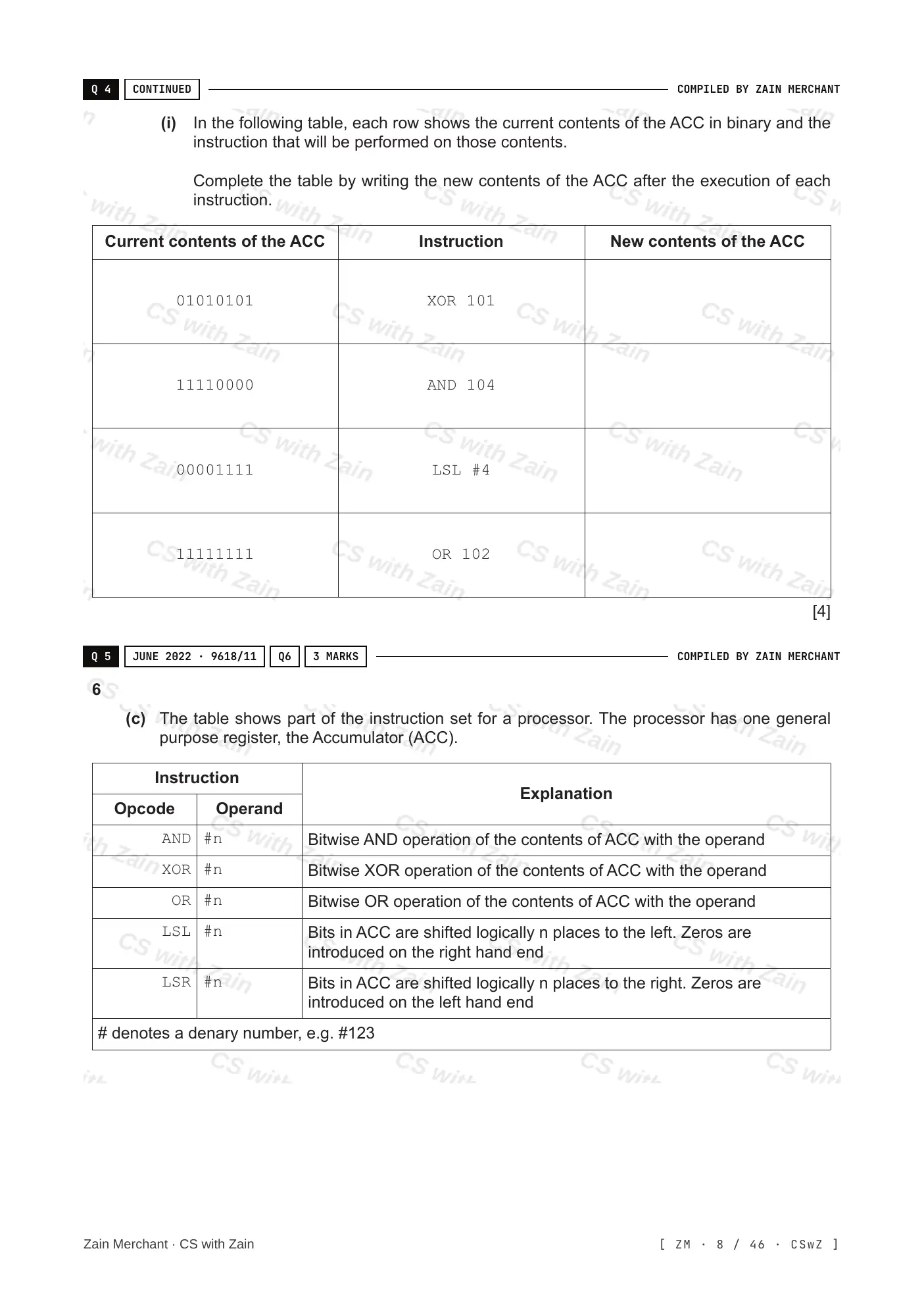 4.3 Bit manipulation questions, page 7