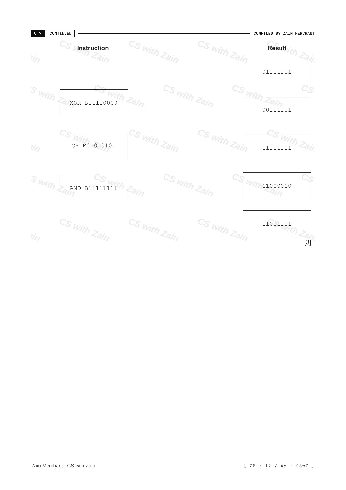 4.3 Bit manipulation questions, page 11