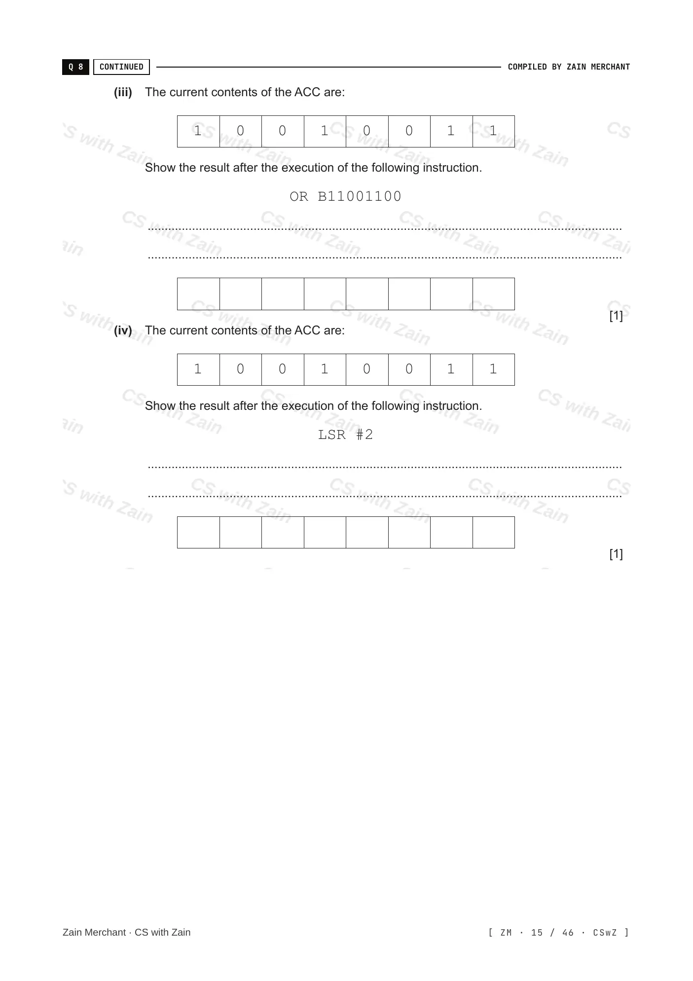 4.3 Bit manipulation questions, page 14