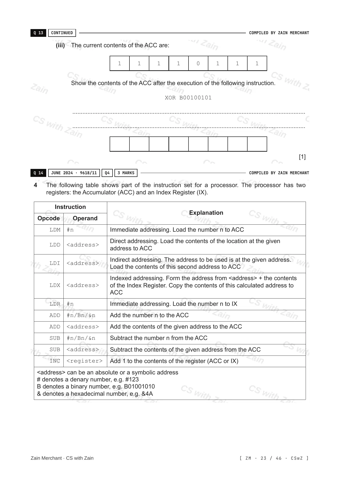 4.3 Bit manipulation questions, page 22