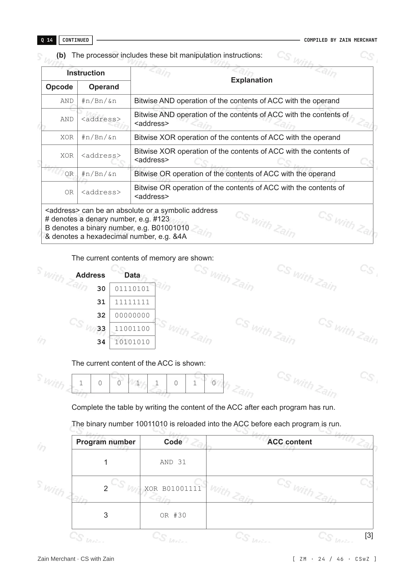 4.3 Bit manipulation questions, page 23