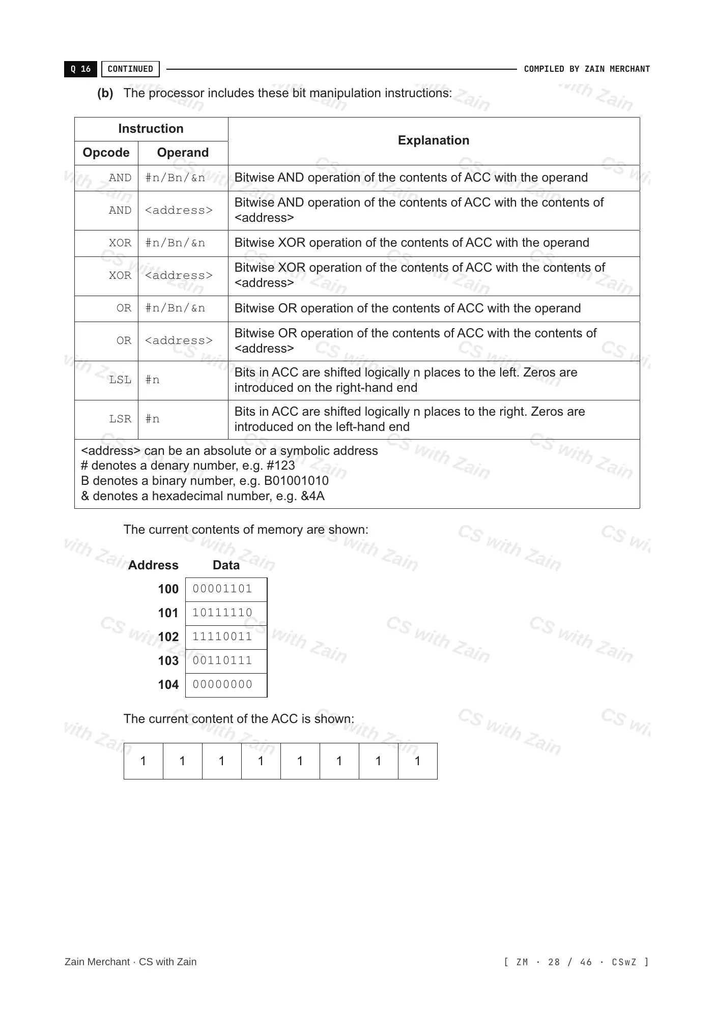 4.3 Bit manipulation questions, page 27