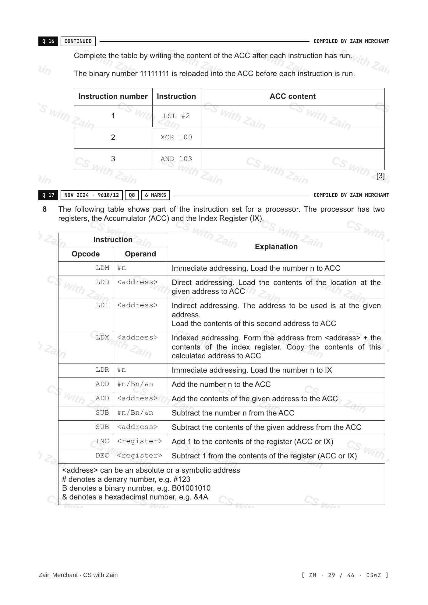4.3 Bit manipulation questions, page 28
