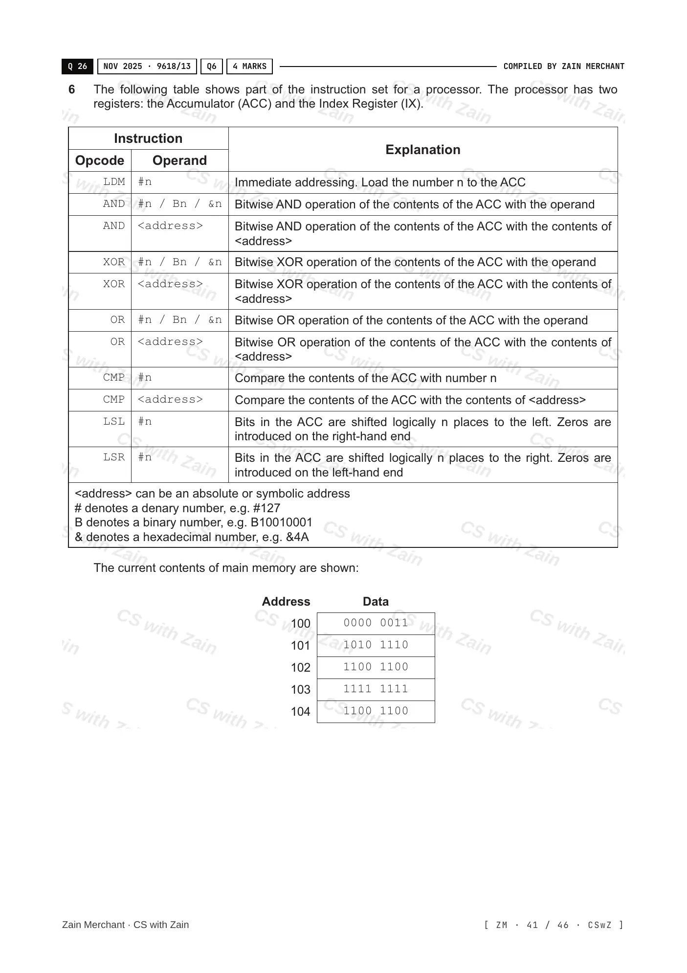 4.3 Bit manipulation questions, page 40