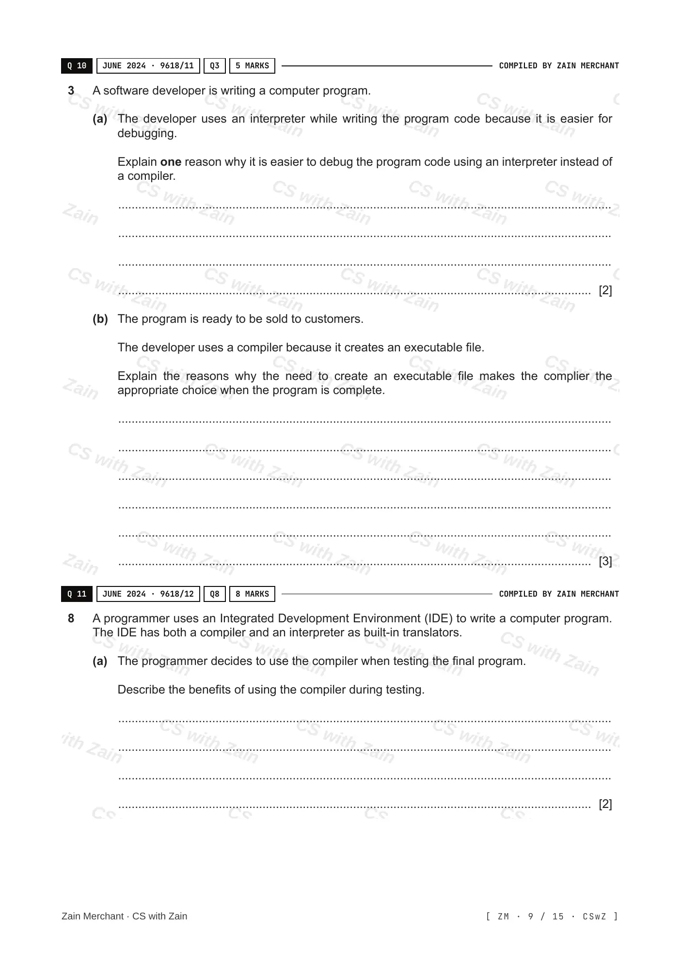 5.2 Language Translators questions, page 8