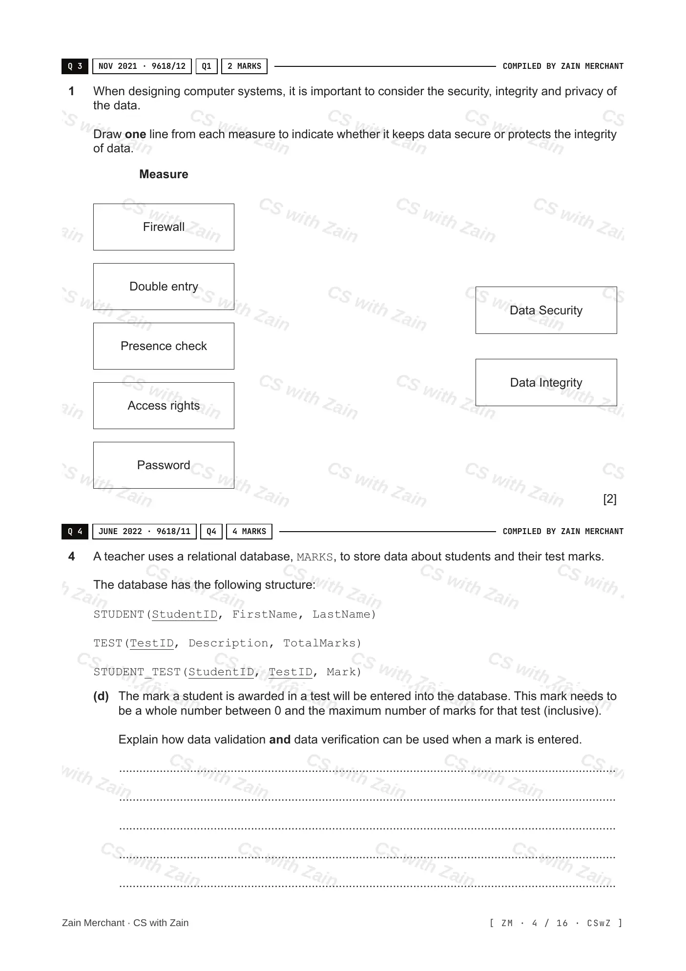 6.2 Data Integrity questions, page 3