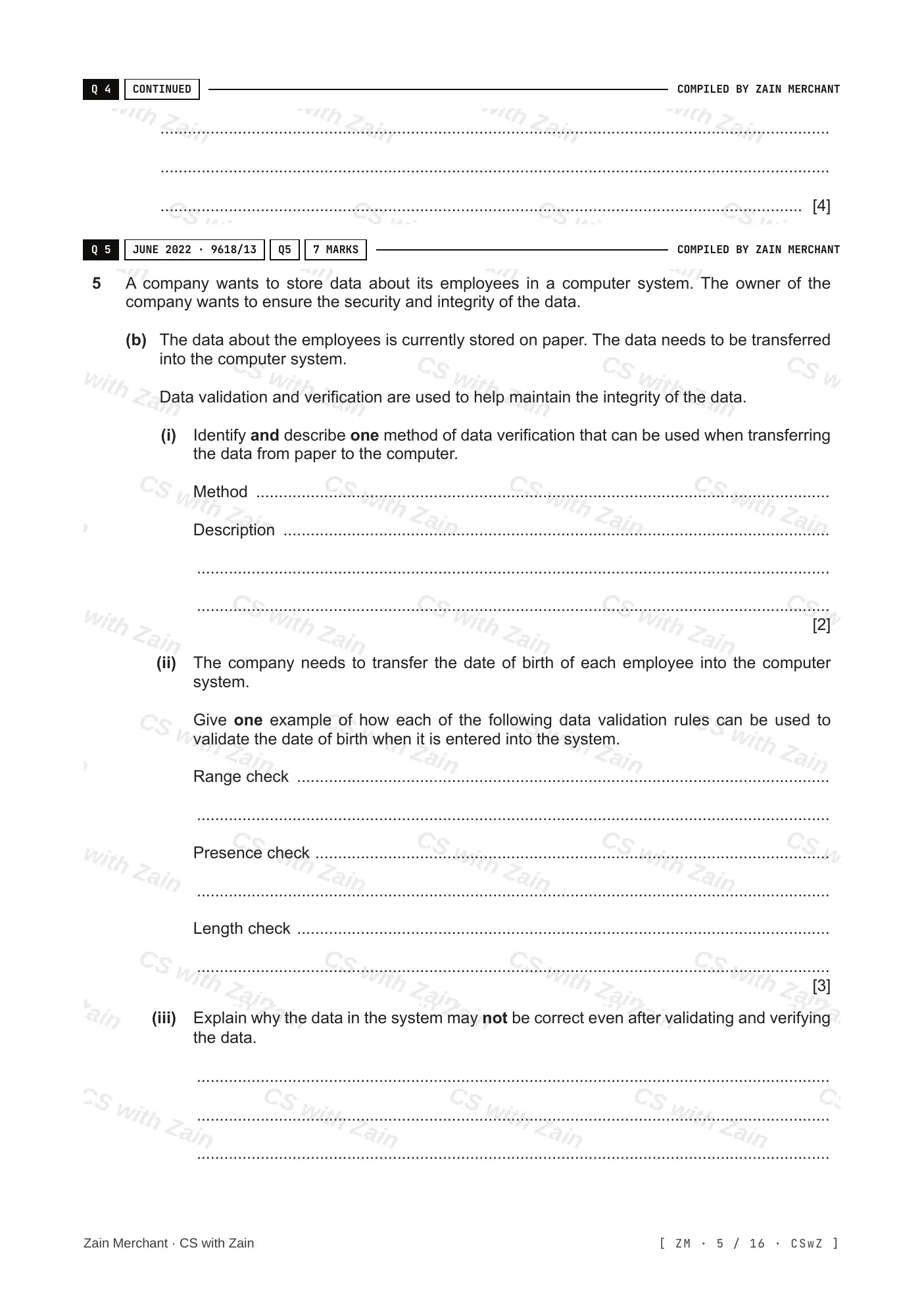 6.2 Data Integrity questions, page 4