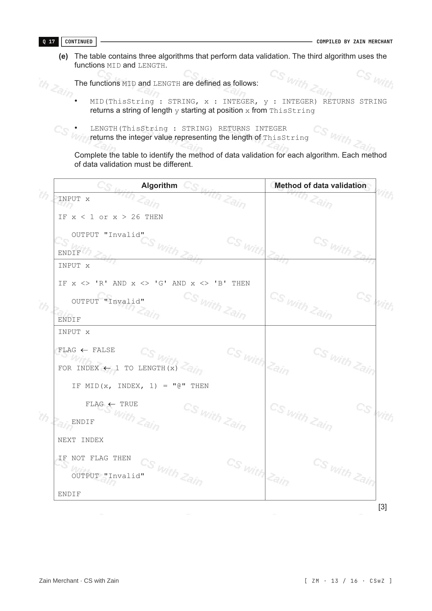 6.2 Data Integrity questions, page 12