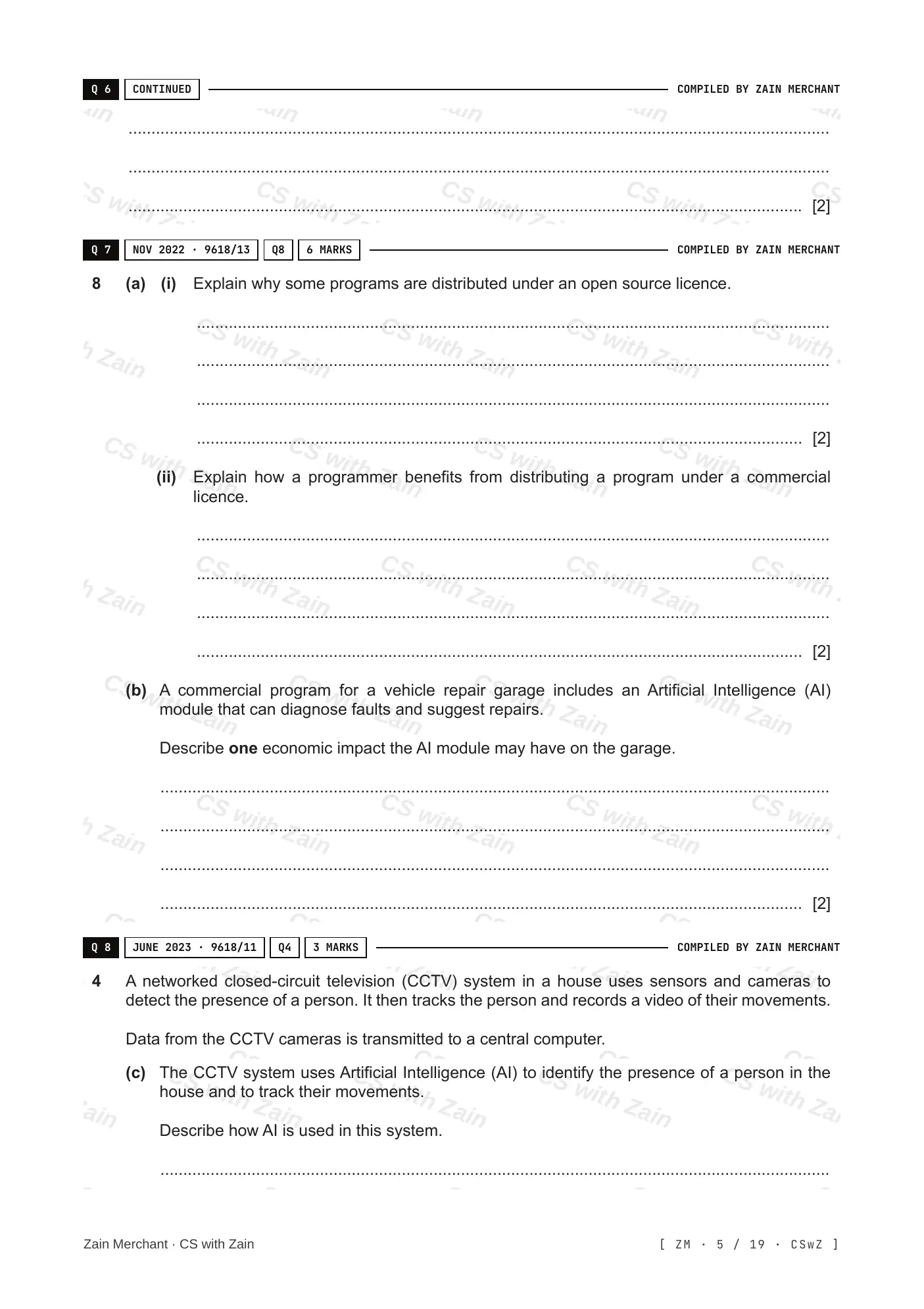 7.1 Ethics and Ownership questions, page 4