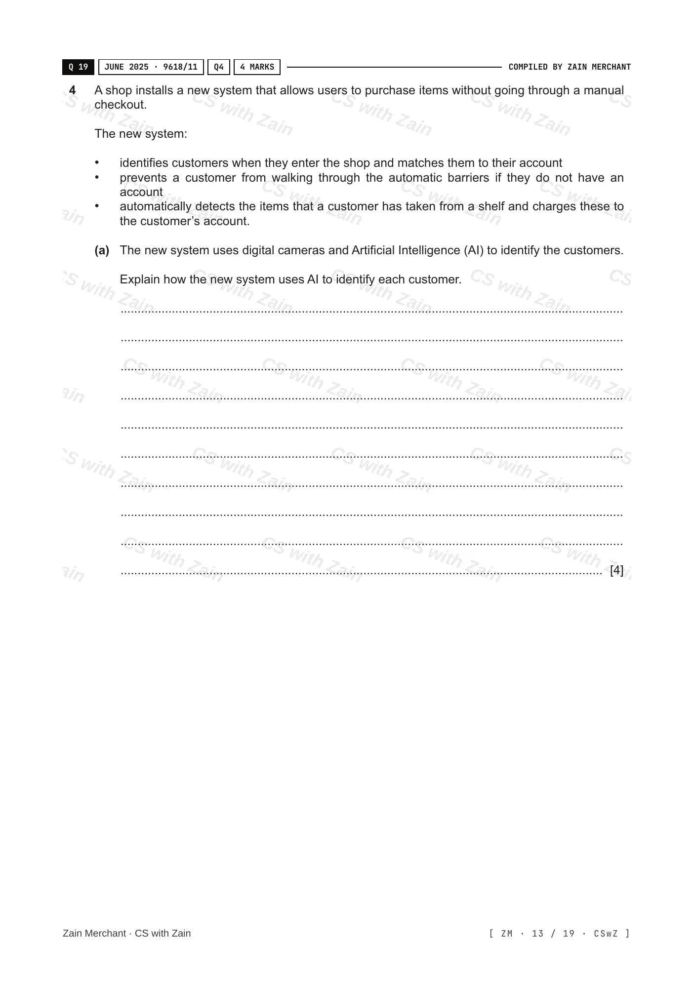 7.1 Ethics and Ownership questions, page 12