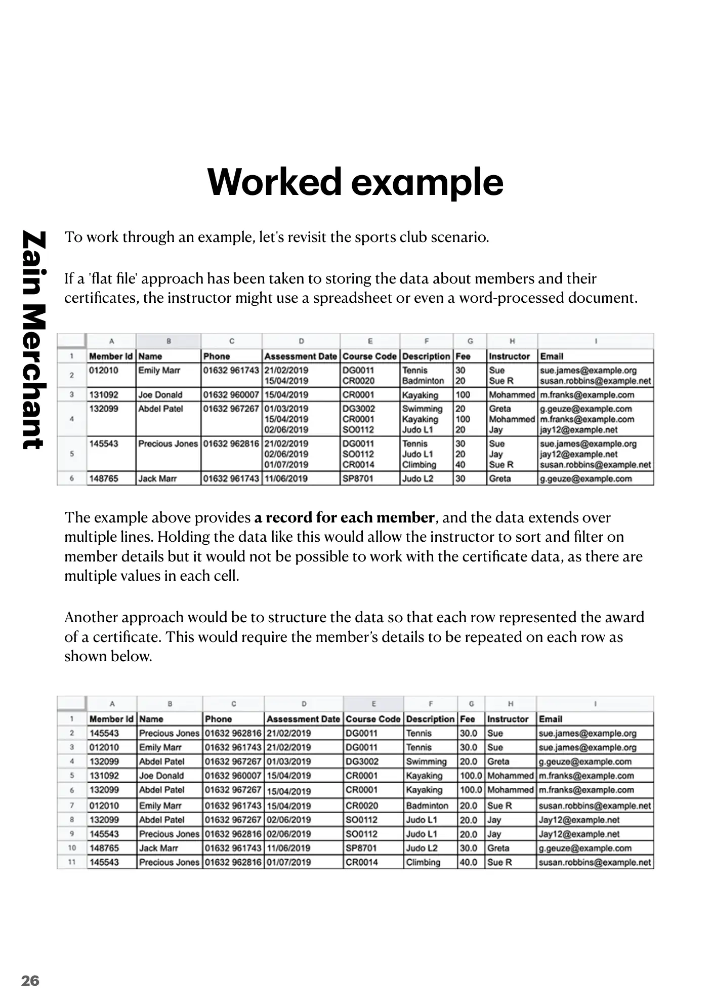 8.1 Database Concepts book pages, page 26