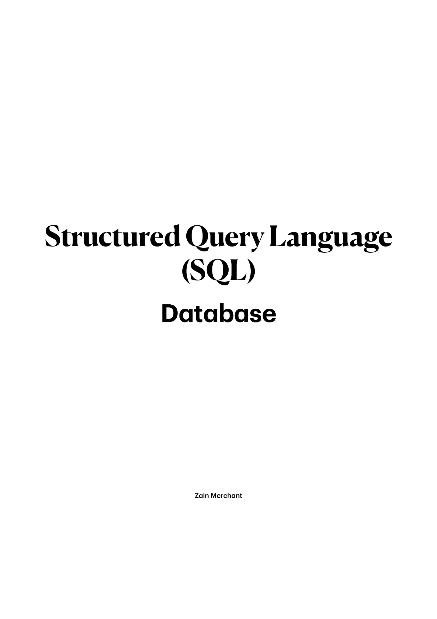 8.3 Data Definition Language (DDL) and Data Manipulation Language (DML) book pages, page 1