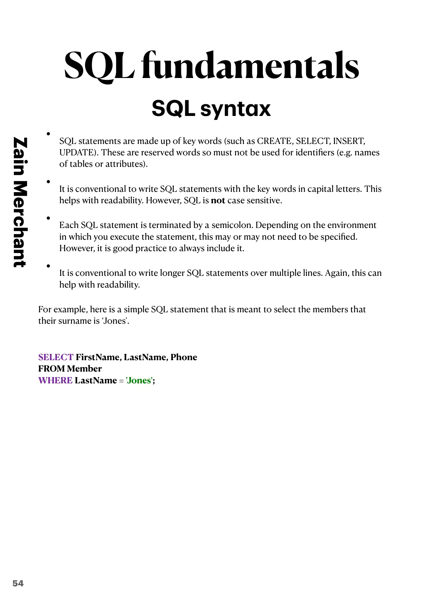 8.3 Data Definition Language (DDL) and Data Manipulation Language (DML) book pages, page 2