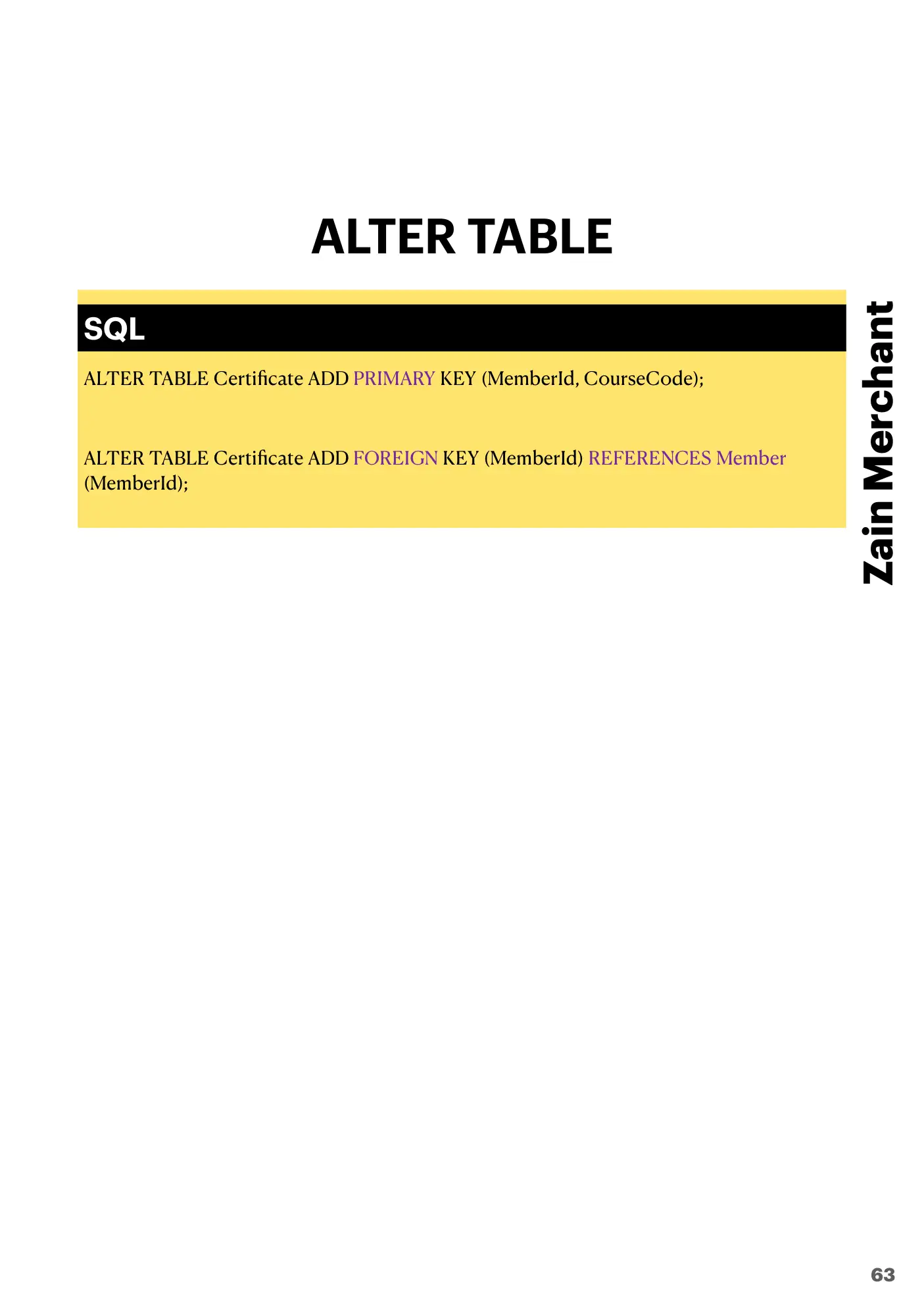 8.3 Data Definition Language (DDL) and Data Manipulation Language (DML) book pages, page 11