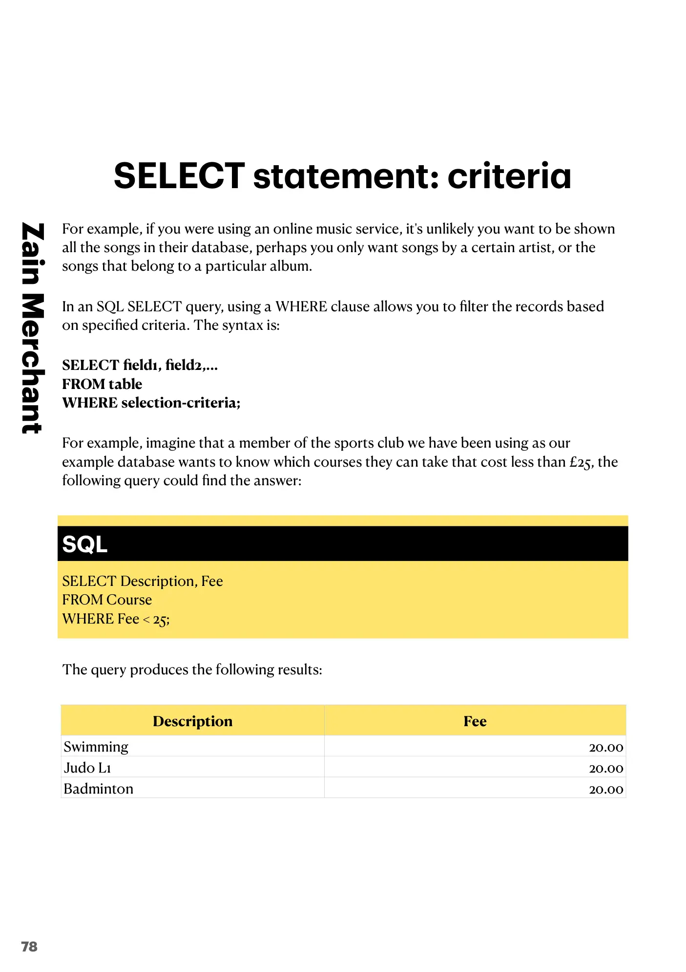 8.3 Data Definition Language (DDL) and Data Manipulation Language (DML) book pages, page 26