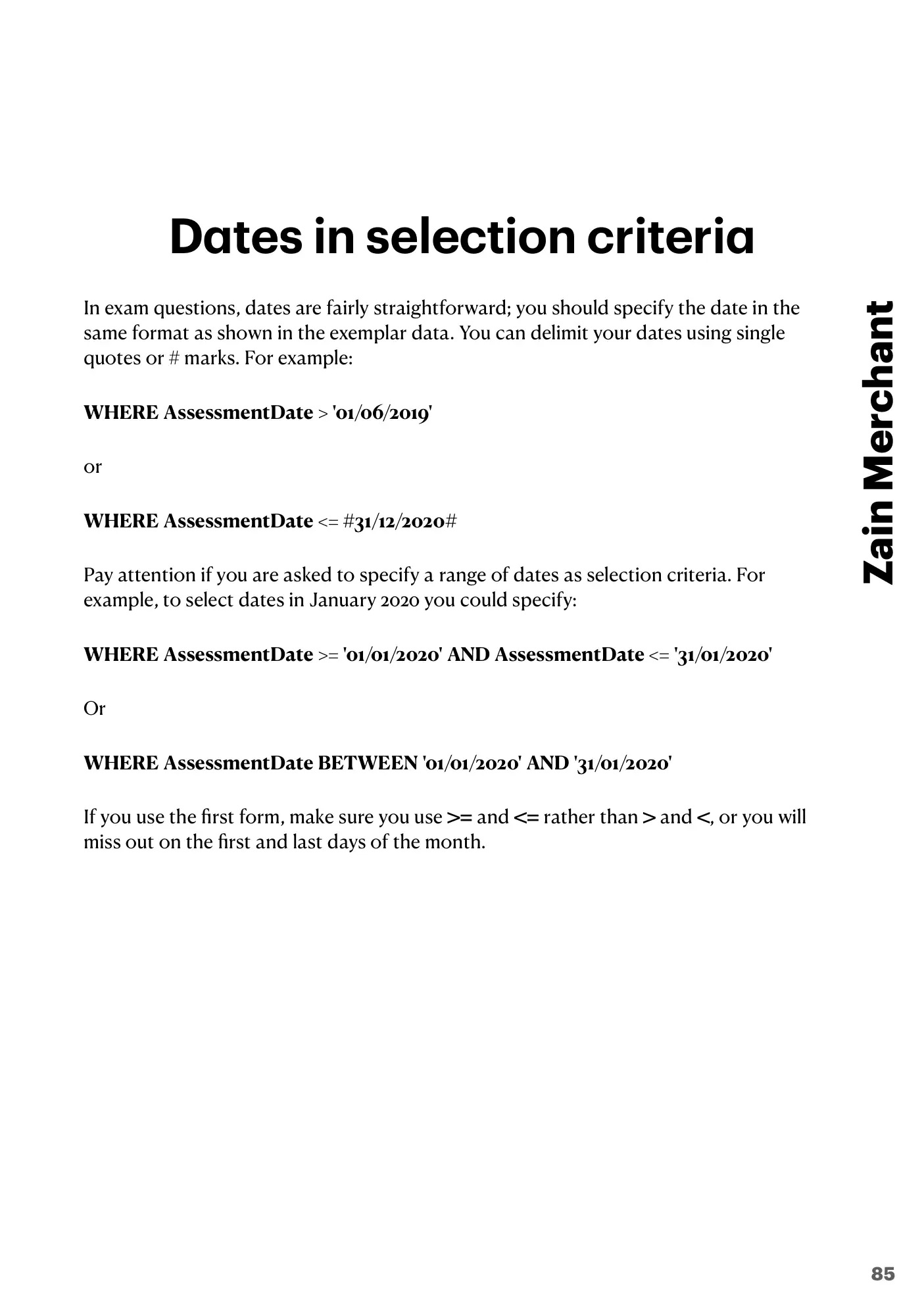 8.3 Data Definition Language (DDL) and Data Manipulation Language (DML) book pages, page 33