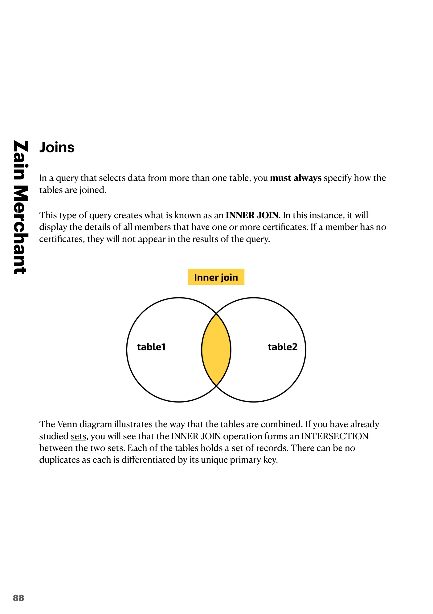 8.3 Data Definition Language (DDL) and Data Manipulation Language (DML) book pages, page 36