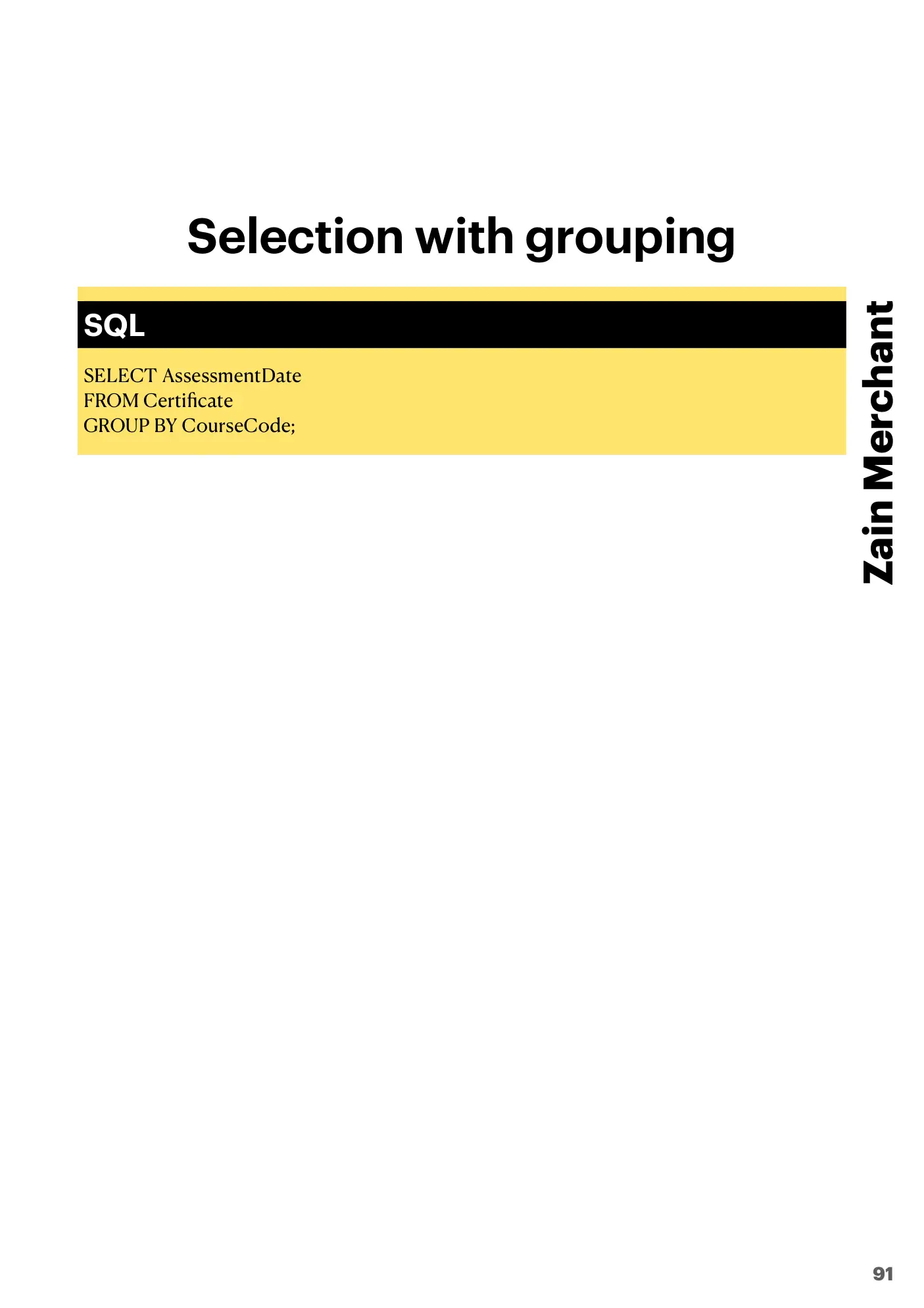 8.3 Data Definition Language (DDL) and Data Manipulation Language (DML) book pages, page 39