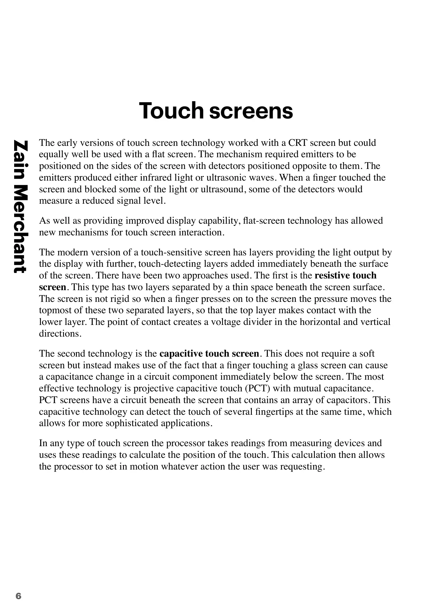 3.1 Computers and their components book pages, page 6