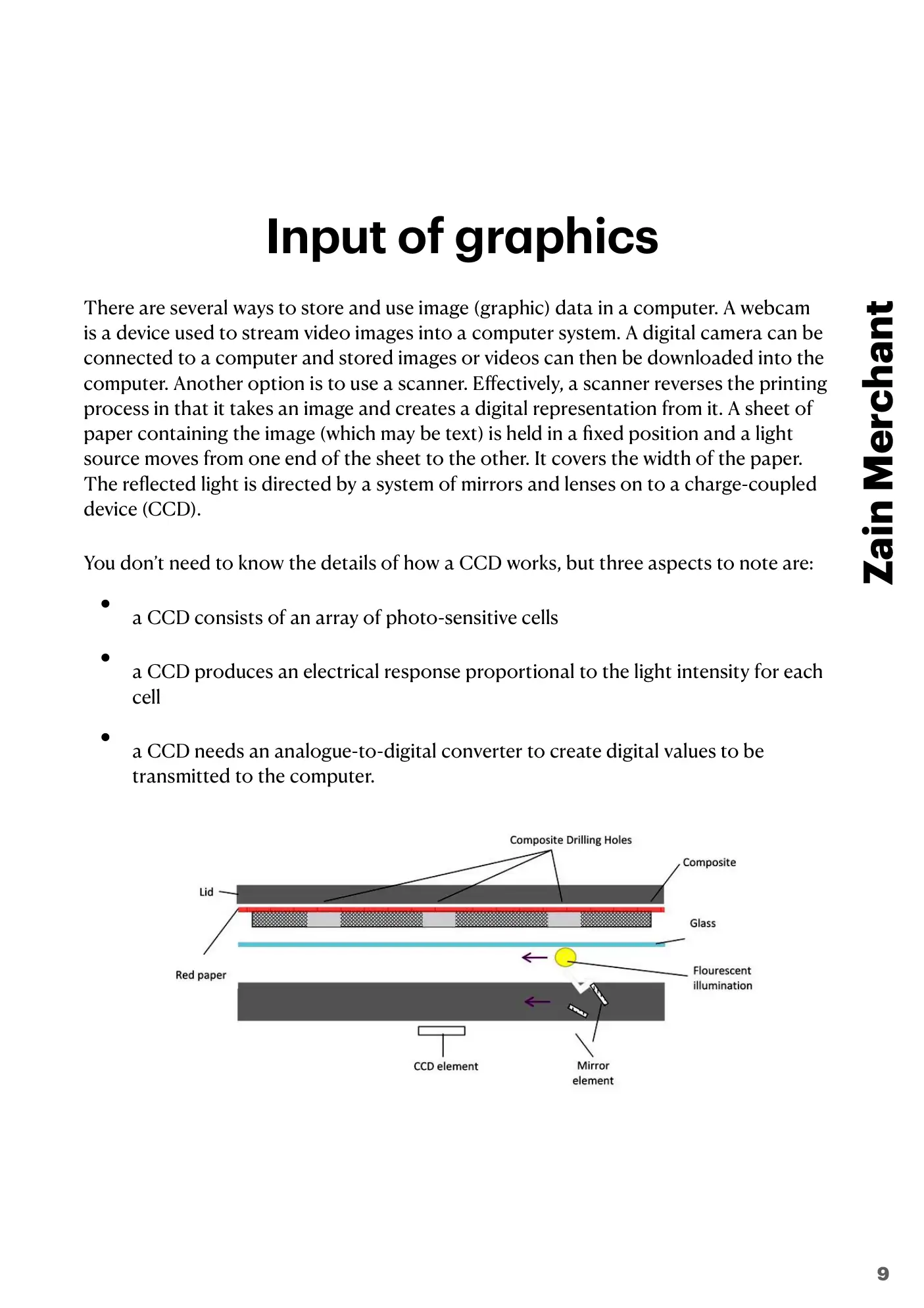 3.1 Computers and their components book pages, page 9