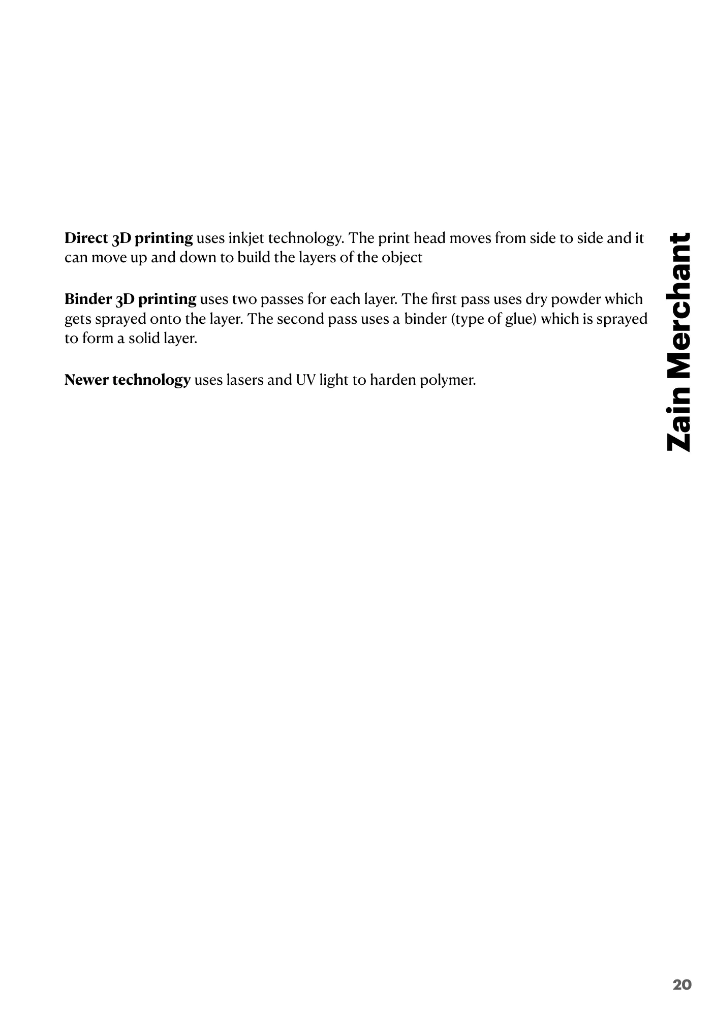 3.1 Computers and their components book pages, page 20