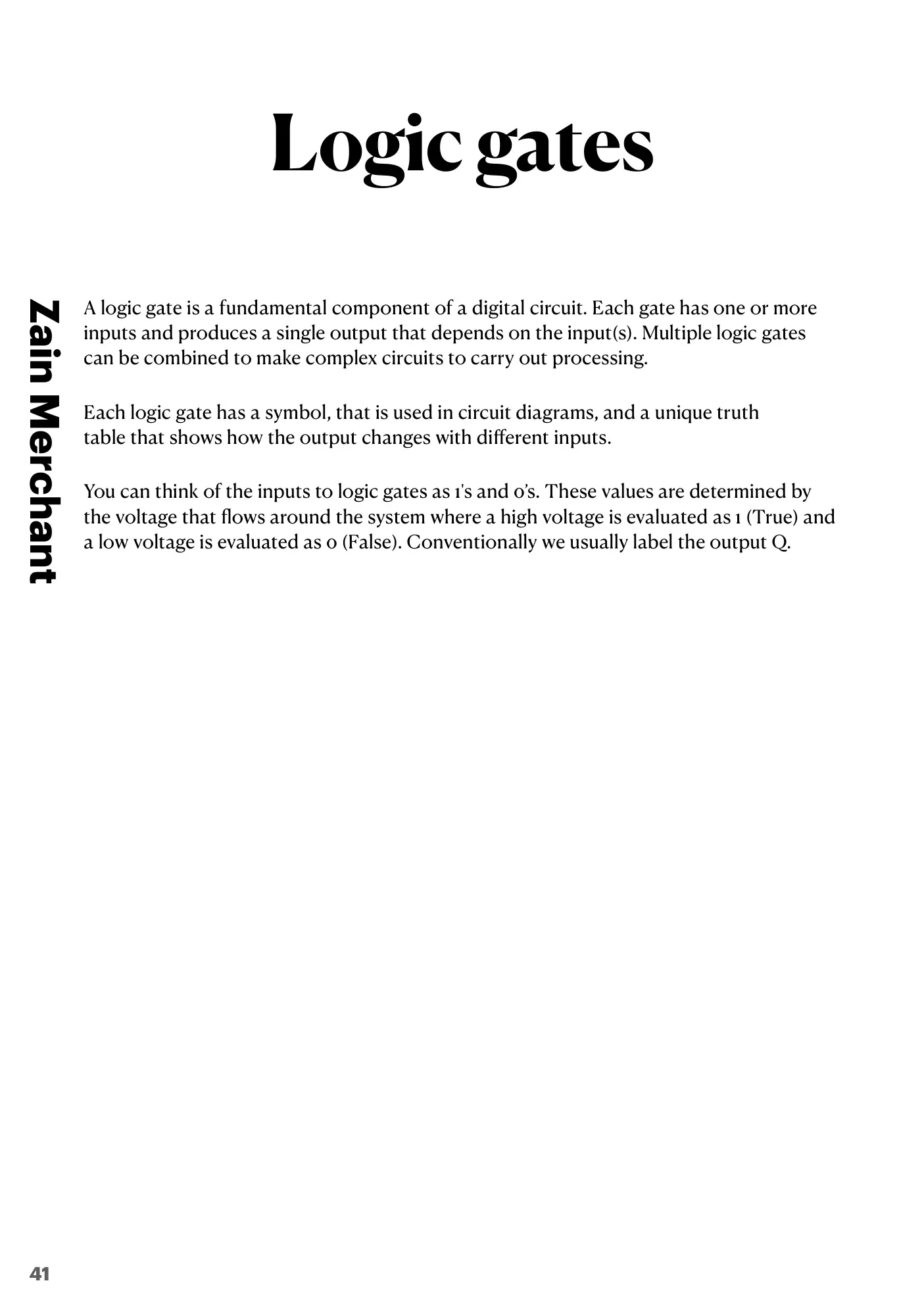 3.2 Logic Gates and Logic Circuits book pages, page 2