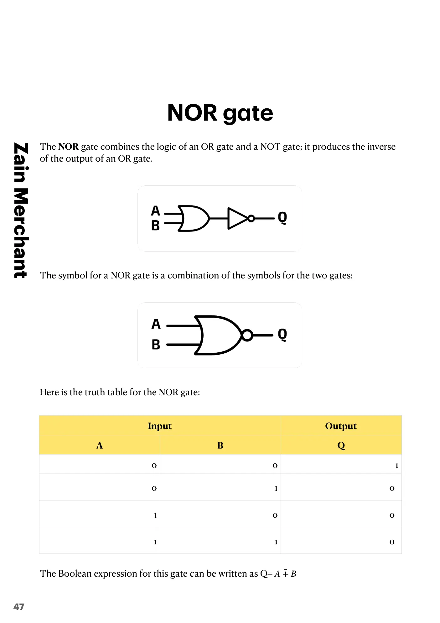 3.2 Logic Gates and Logic Circuits book pages, page 8