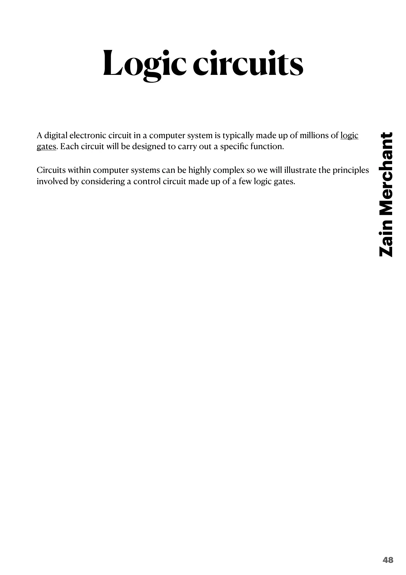 3.2 Logic Gates and Logic Circuits book pages, page 9