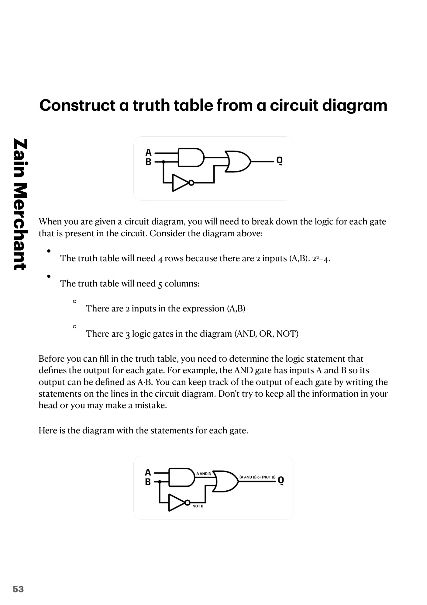 3.2 Logic Gates and Logic Circuits book pages, page 14