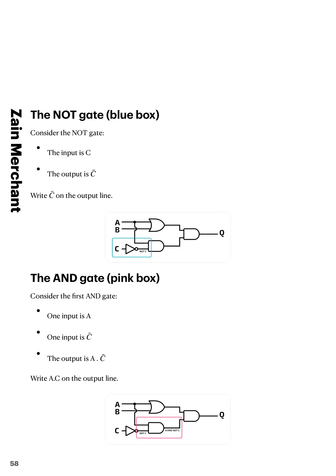 3.2 Logic Gates and Logic Circuits book pages, page 19