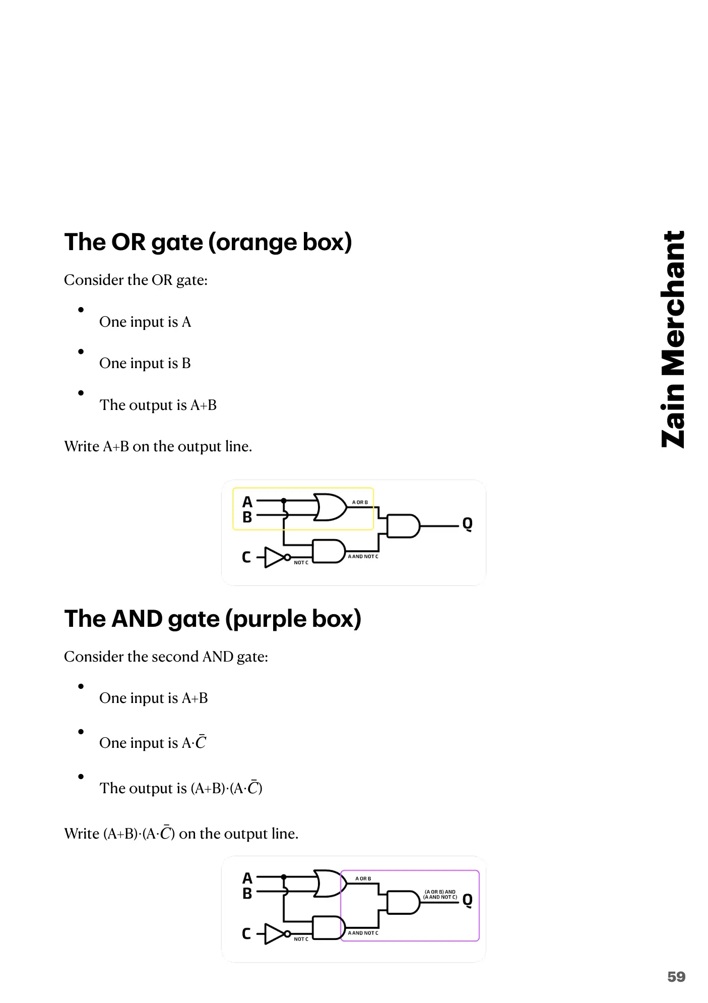 3.2 Logic Gates and Logic Circuits book pages, page 20