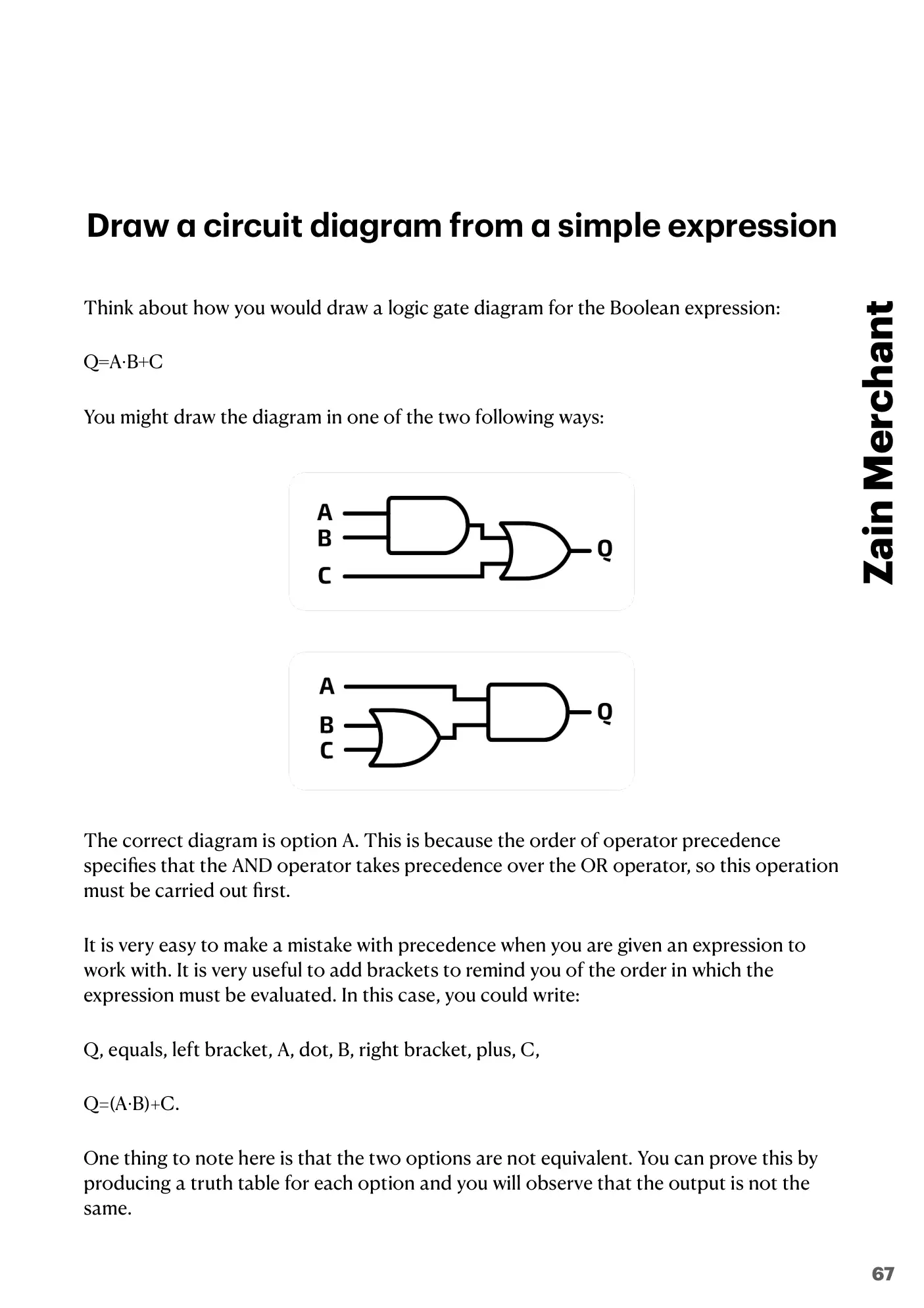 3.2 Logic Gates and Logic Circuits book pages, page 28