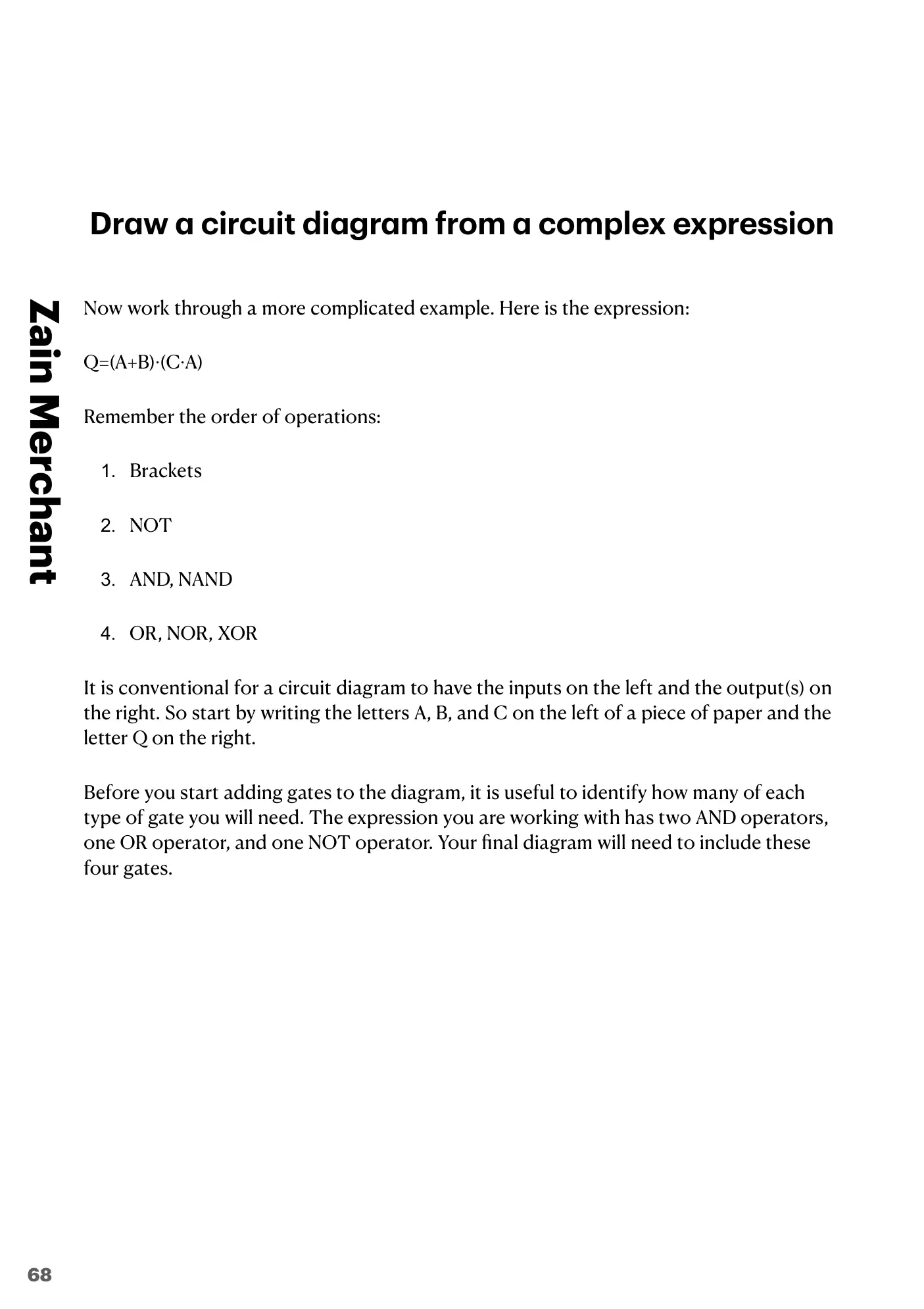3.2 Logic Gates and Logic Circuits book pages, page 29