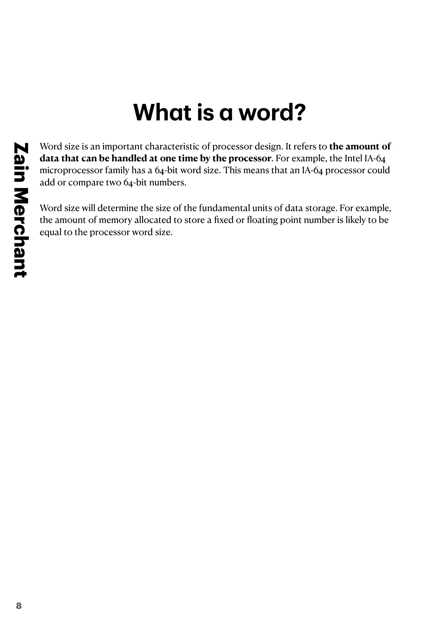 1.1 Data Representation book pages, page 8