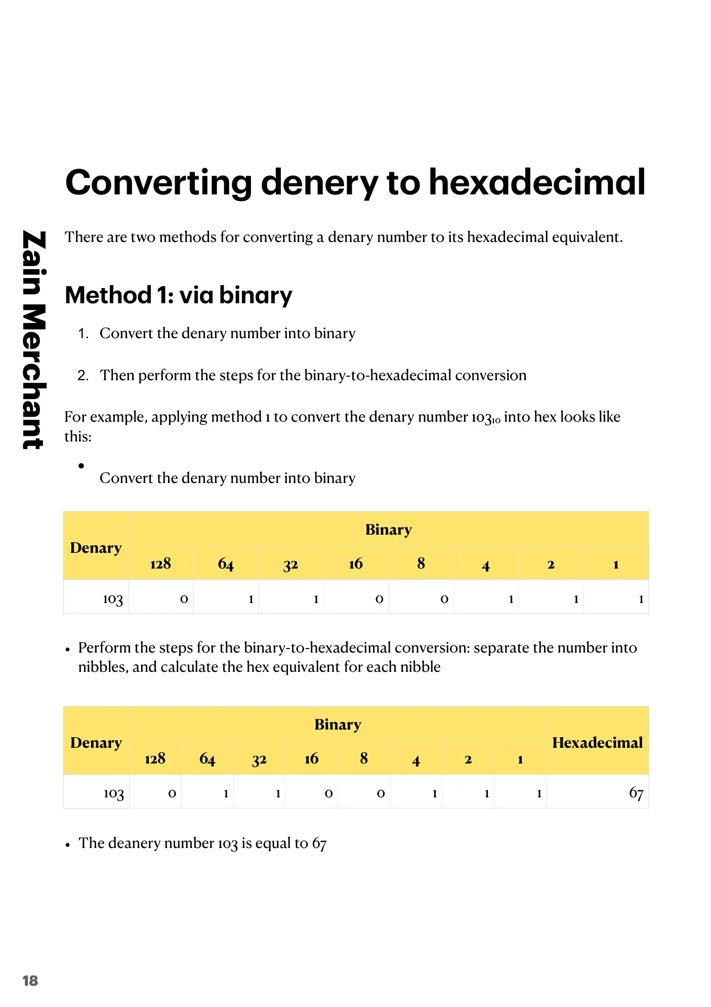 1.1 Data Representation book pages, page 18