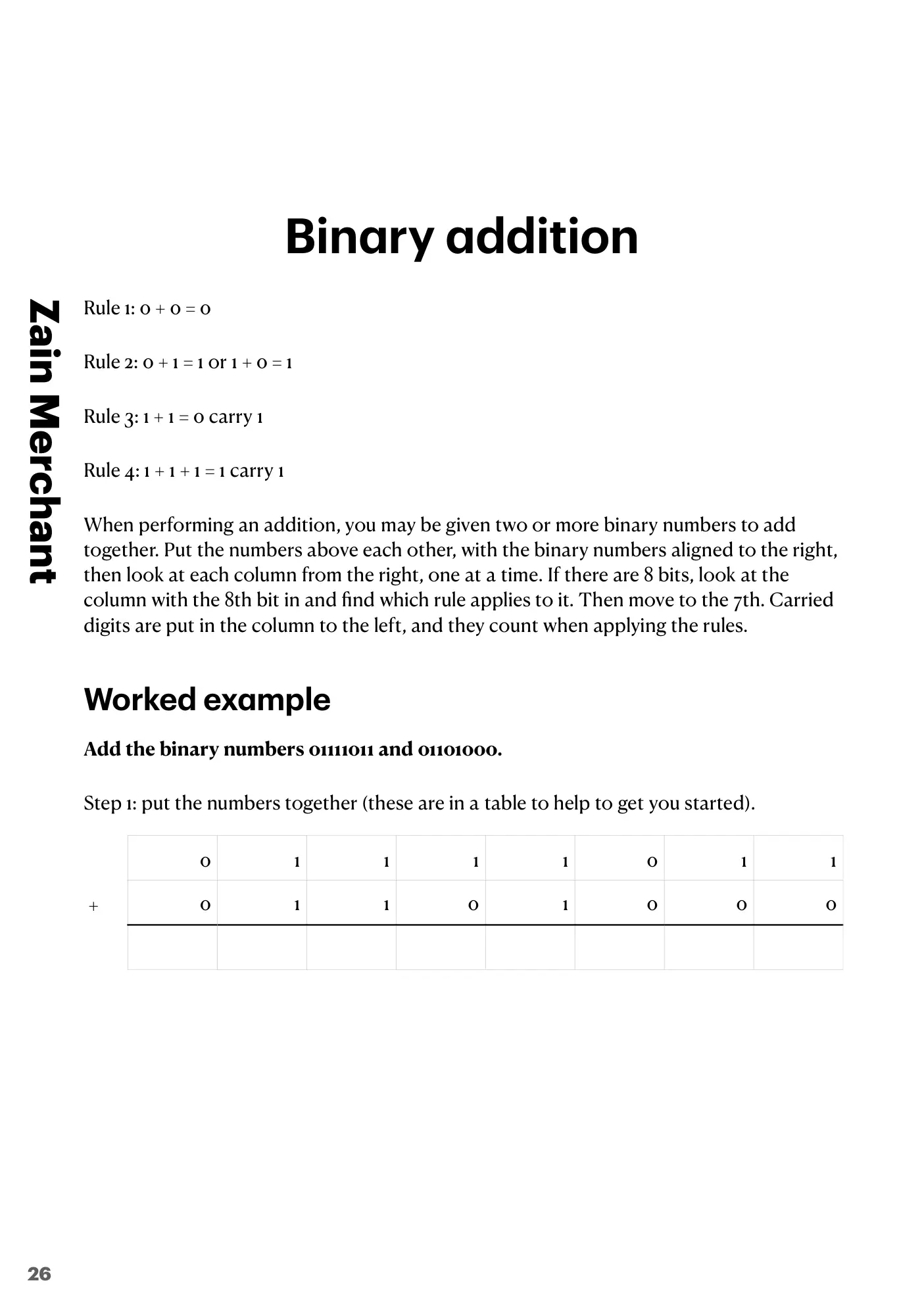 1.1 Data Representation book pages, page 26